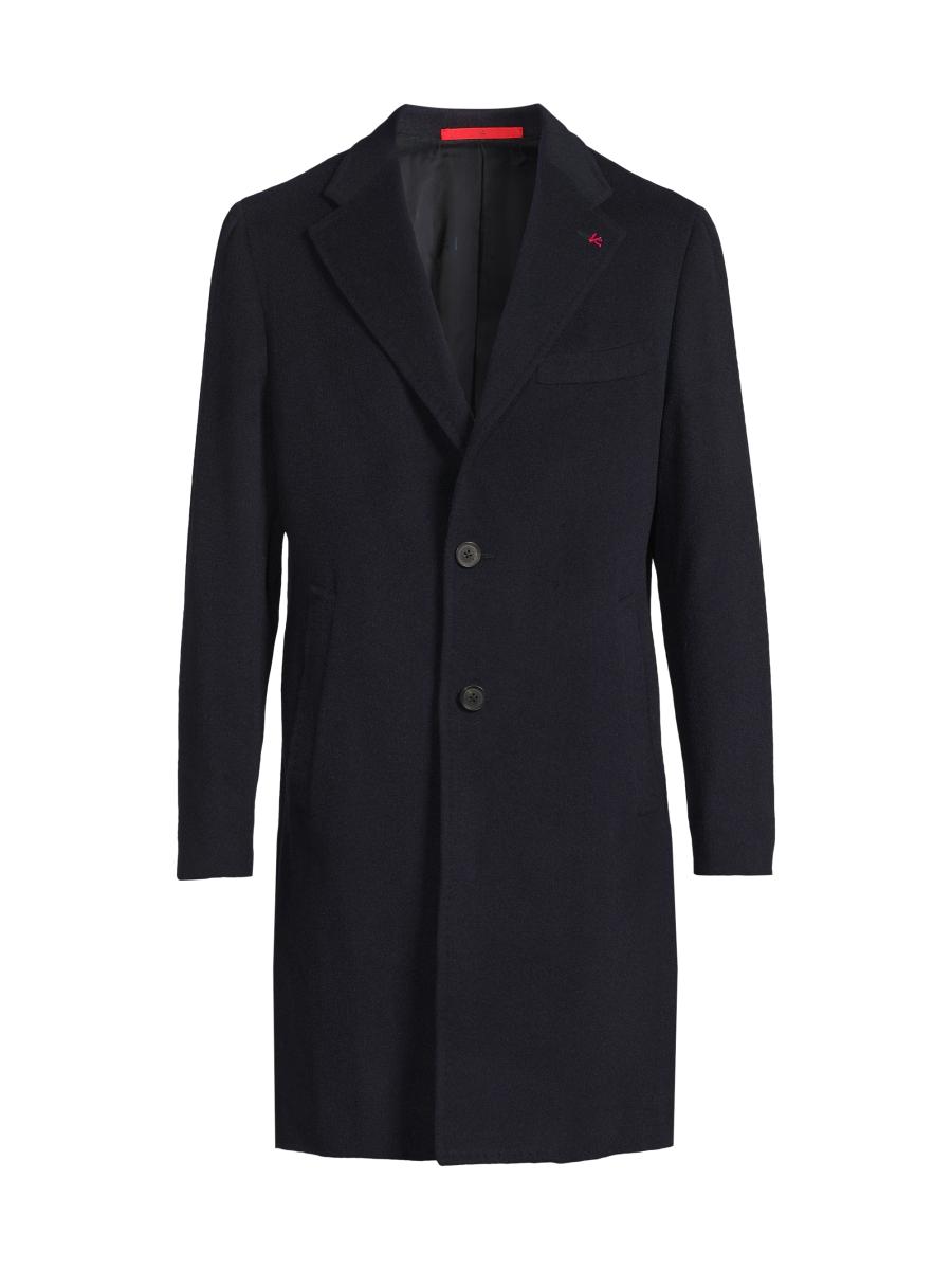Isaia Ross Camel Hair Overcoat | Saks Fifth Avenue