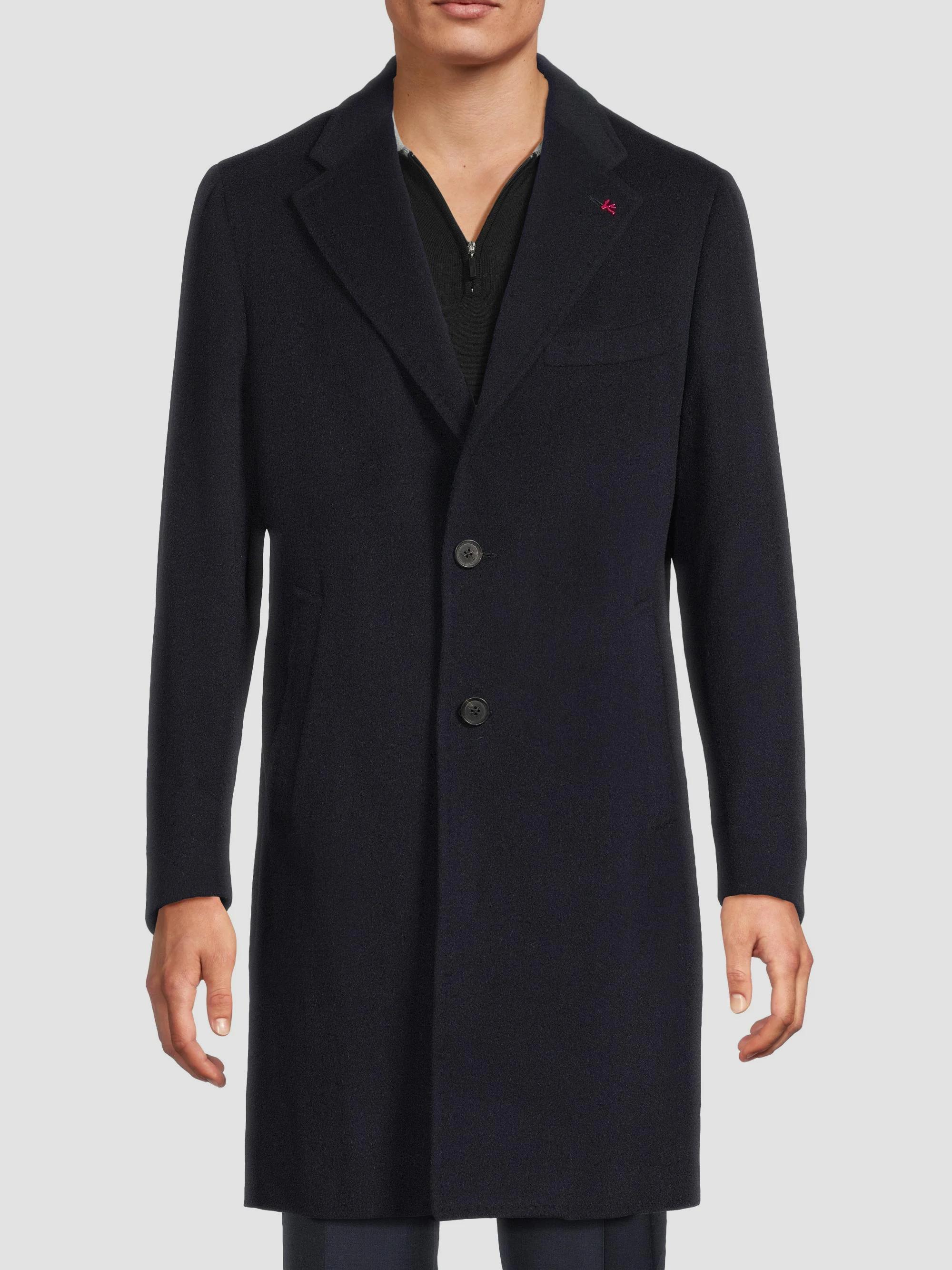 Isaia Ross Camel Hair Overcoat | Saks Fifth Avenue