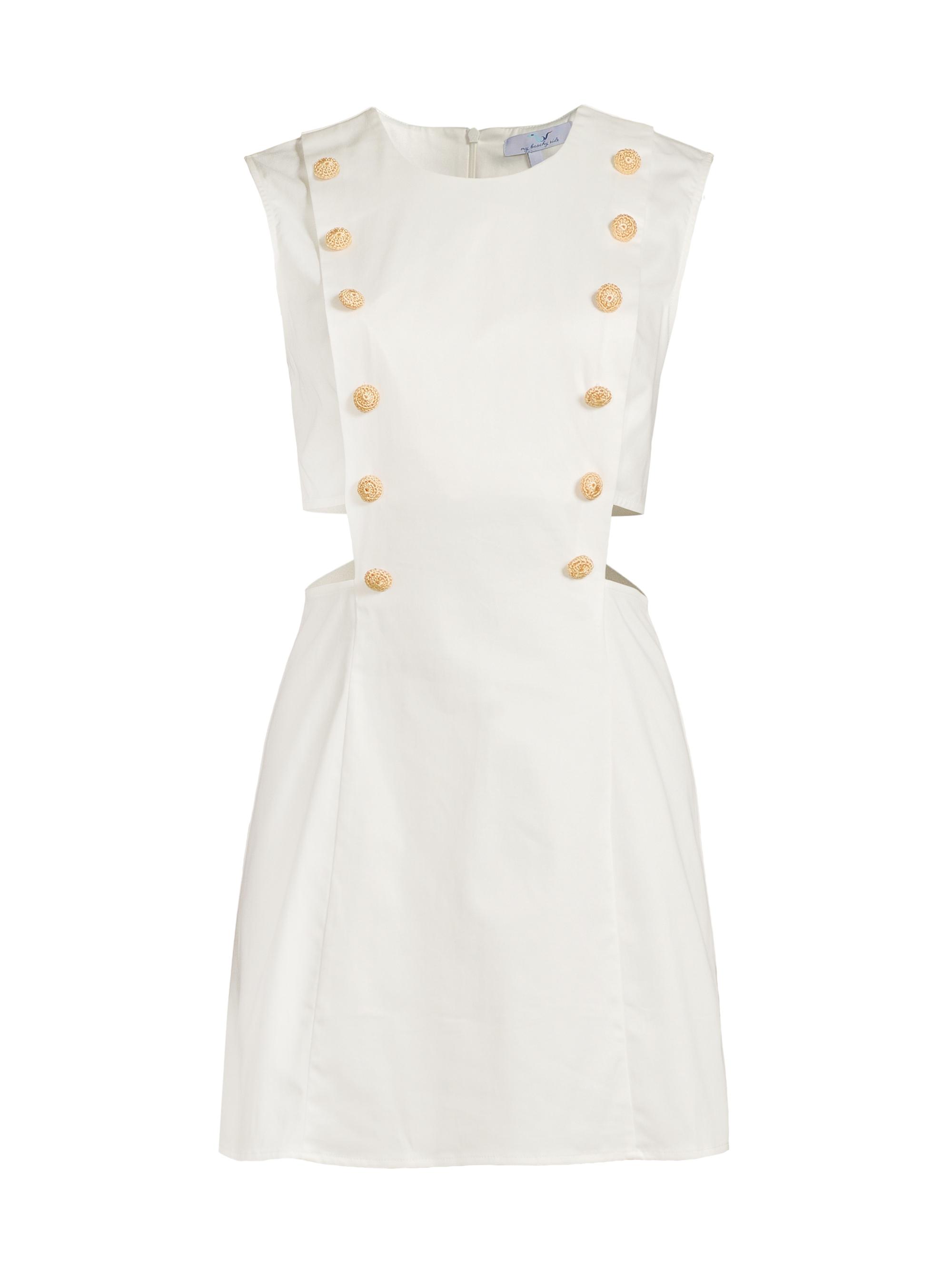 My Beachy Side Women's Marin Stretch-Cotton Cut-Out Minidress -