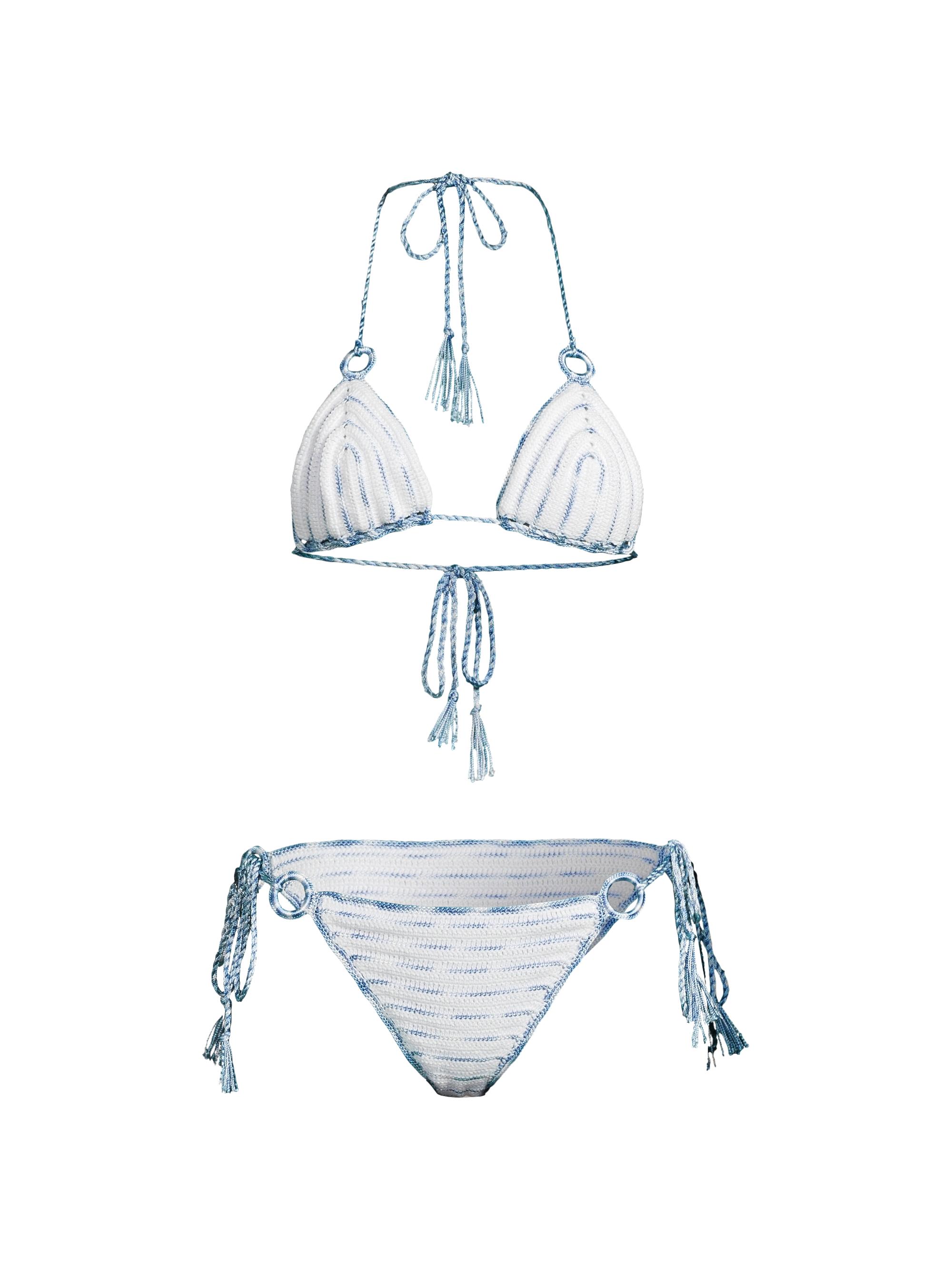 My Beachy Side Women's Isle Crochet Triangle Bikini -