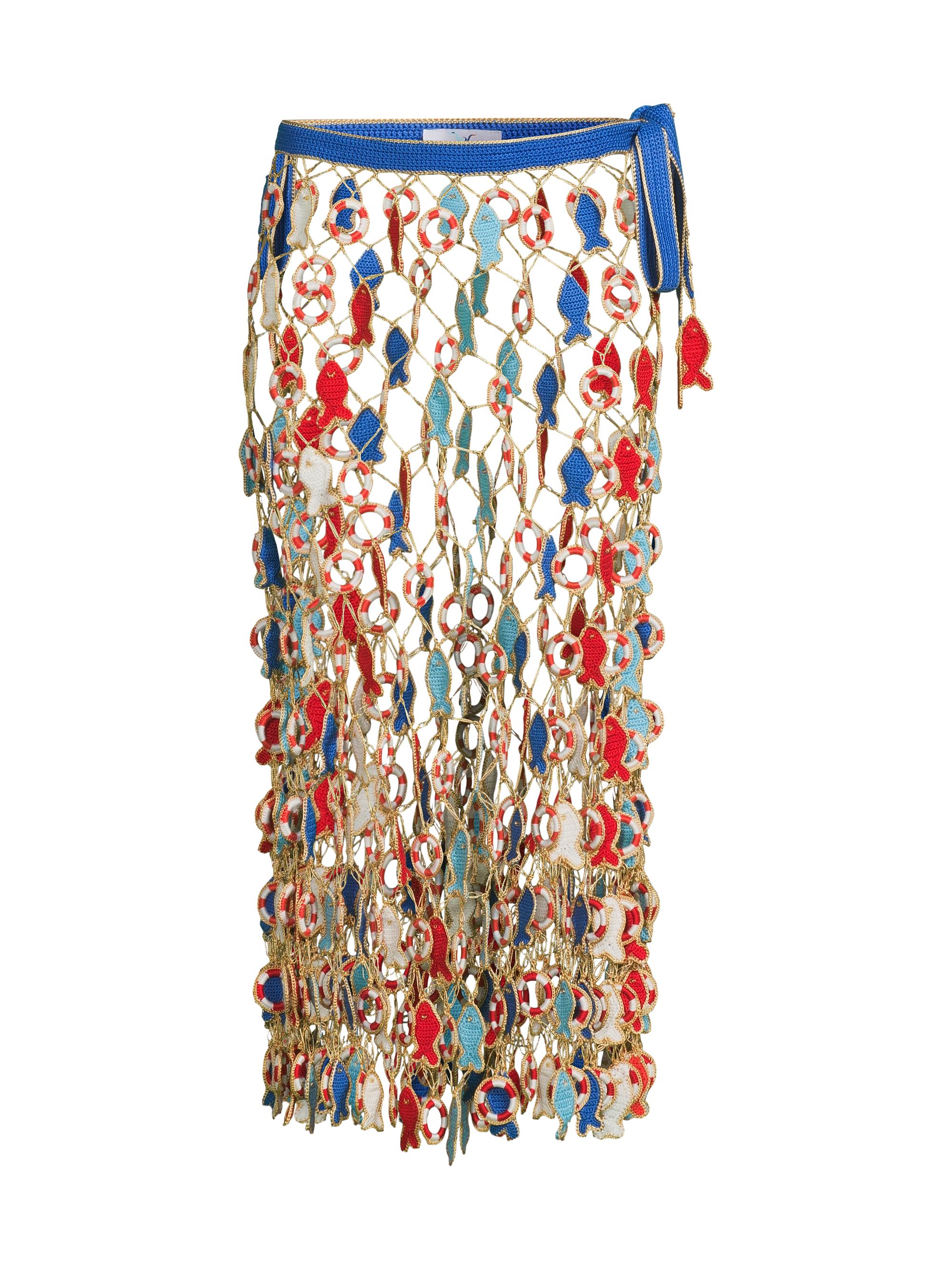 My Beachy Side Women's Poisson Crochet Convertible Skirt