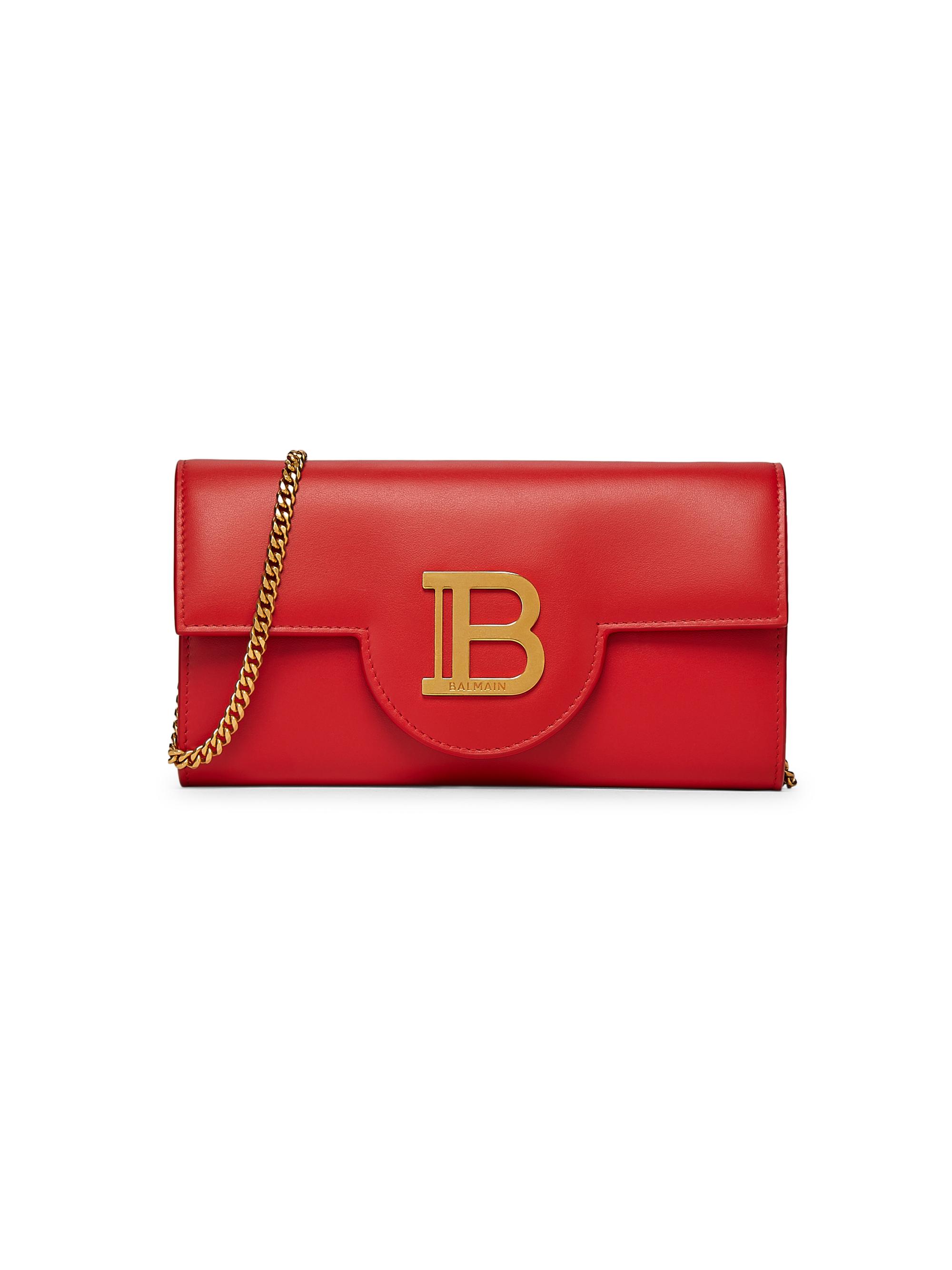 Balmain B-Buzz Leather Wallet-On-Chain | Saks Fifth Avenue