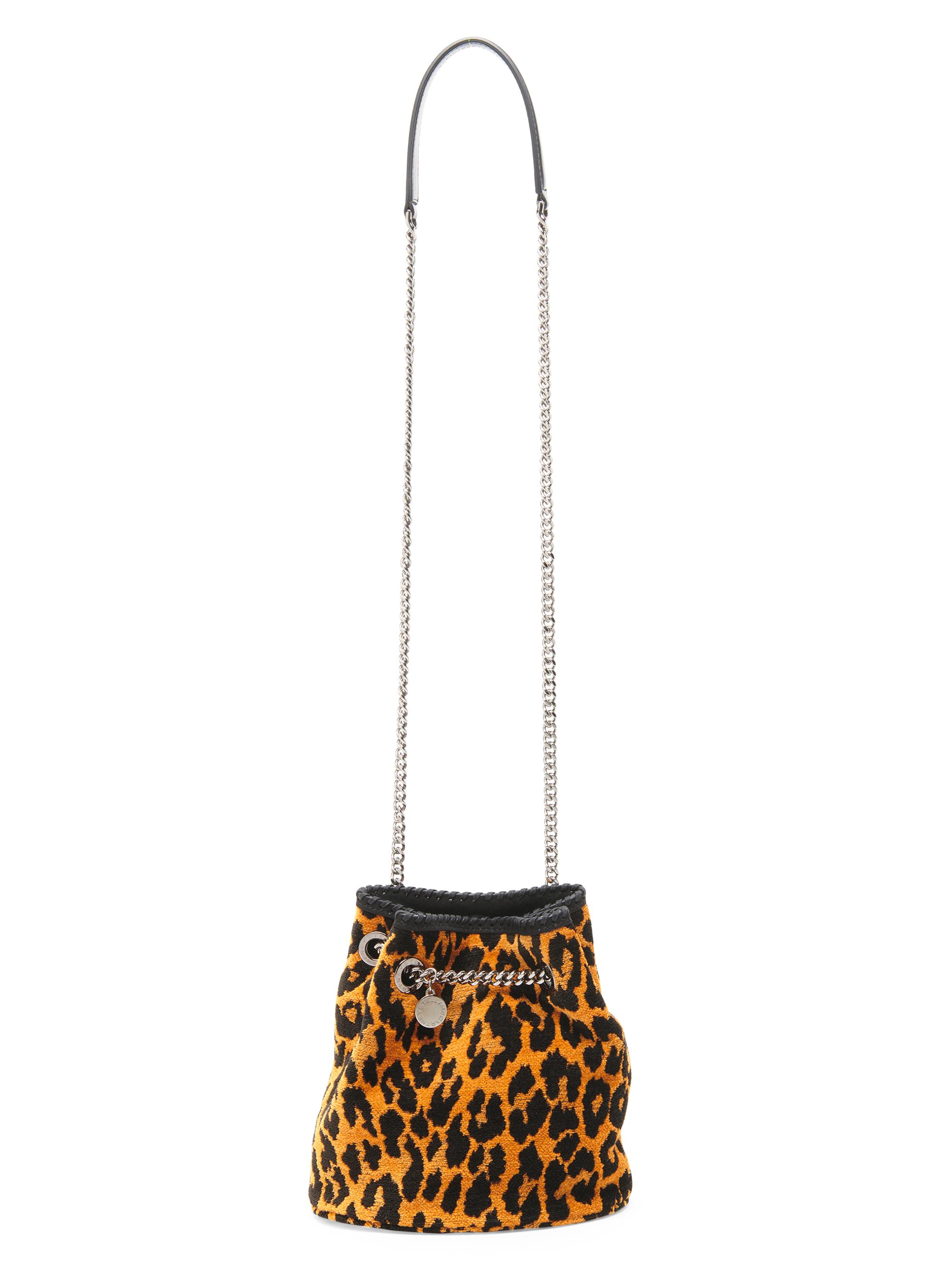 Stella McCartney Leopard Jacquard Bucket Bag | Saks Fifth Avenue