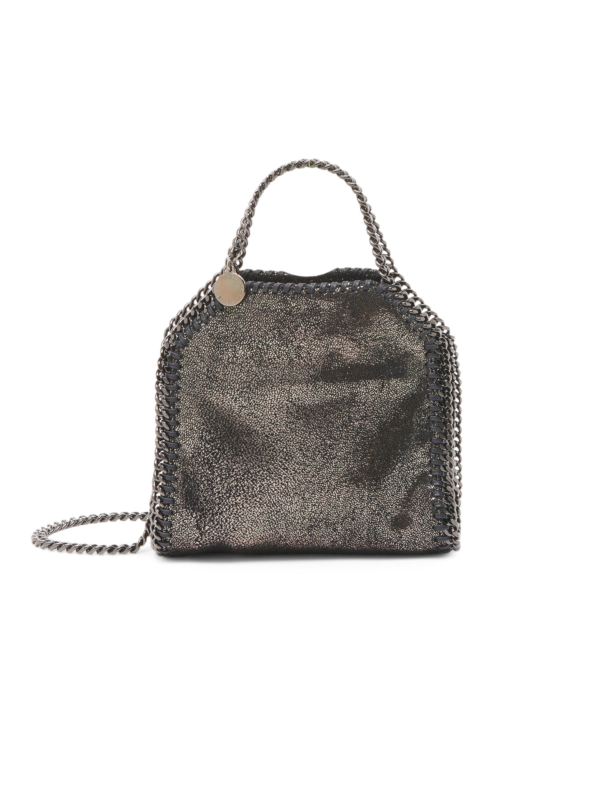 Stella McCartney Women's Tiny Shiny Dotted Crossbody Bag - Ruthenium