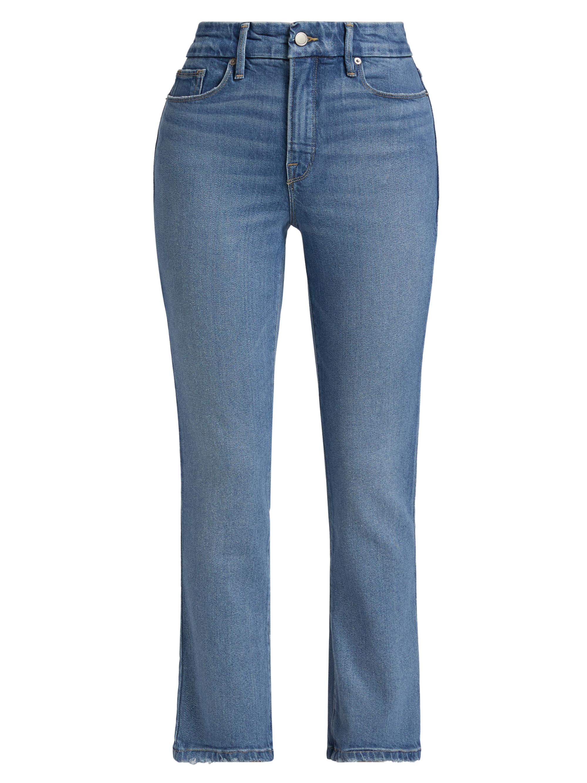 Good American Women's Good Legs Straight-Leg Jeans - Indigo