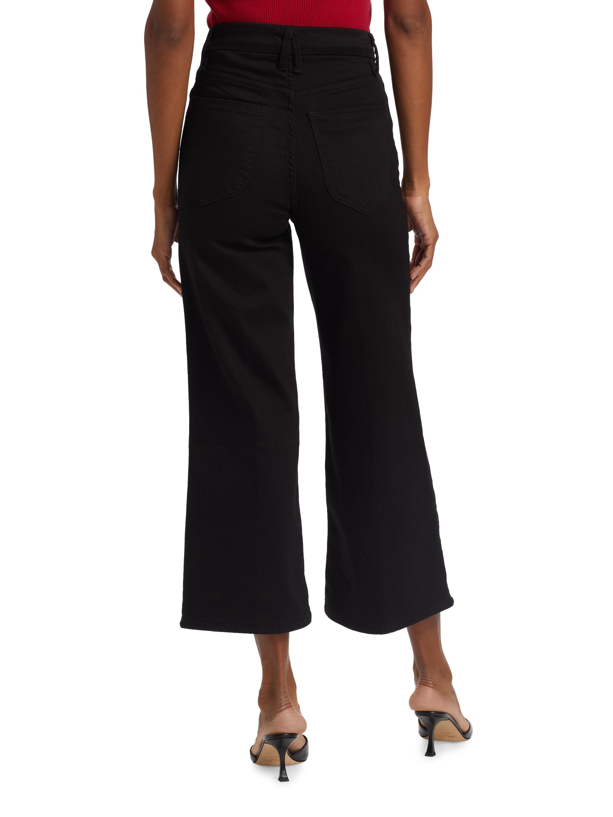 Good Waist Palazzo Cropped Jeans