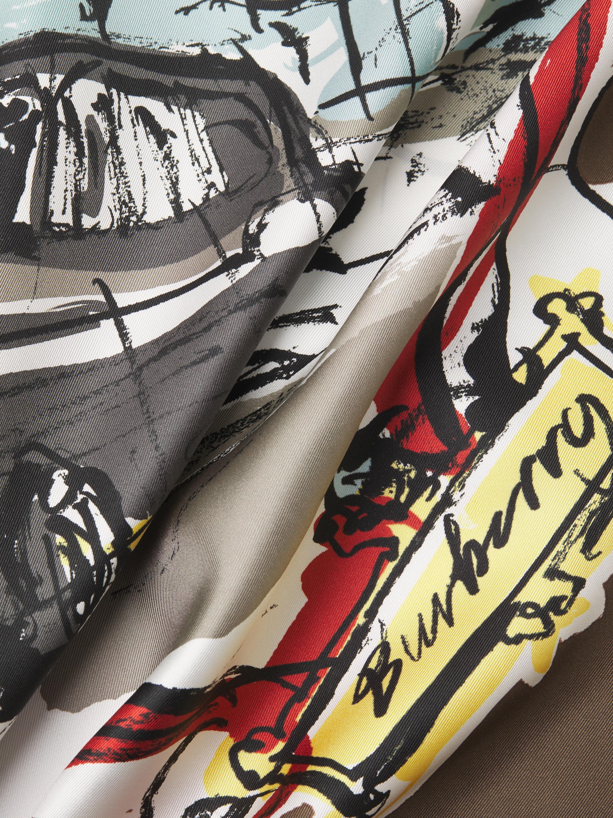 Burberry London Taxi Silk Scarf | Saks Fifth Avenue