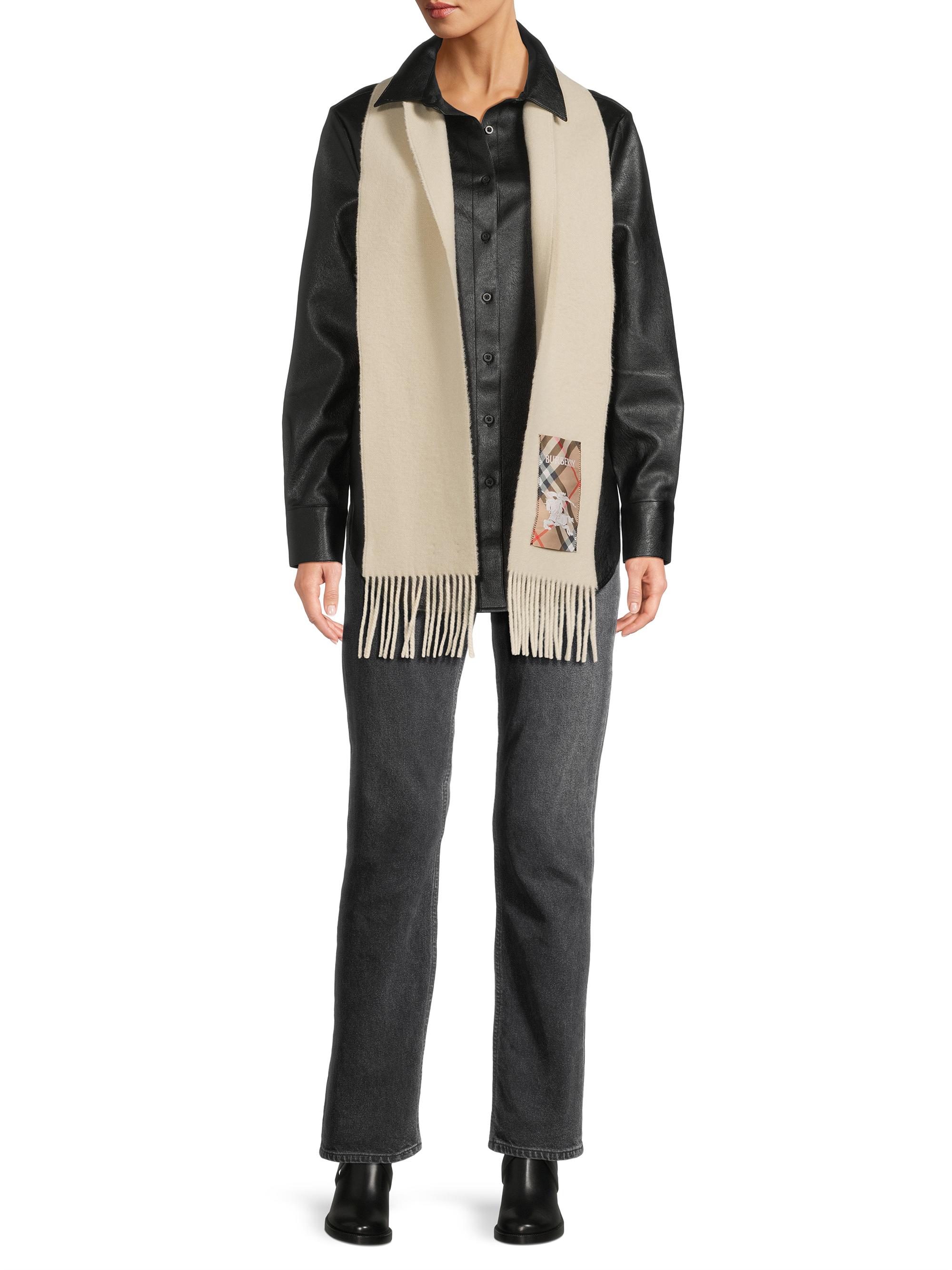 Burberry Check Label Cashmere Scarf | Saks Fifth Avenue