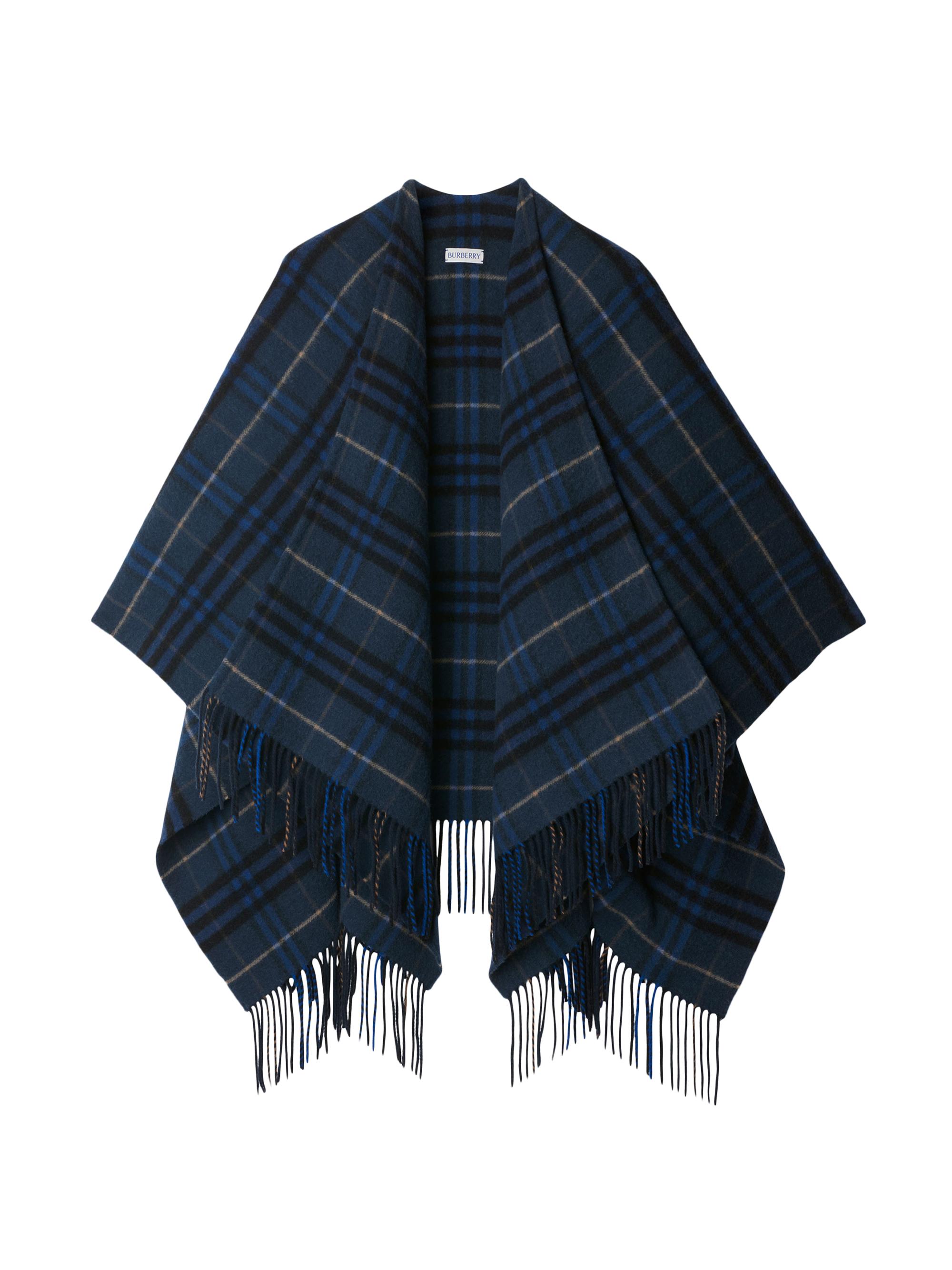 Burberry Women's Charlotte Wool-Cashmere Cape - Midnight
