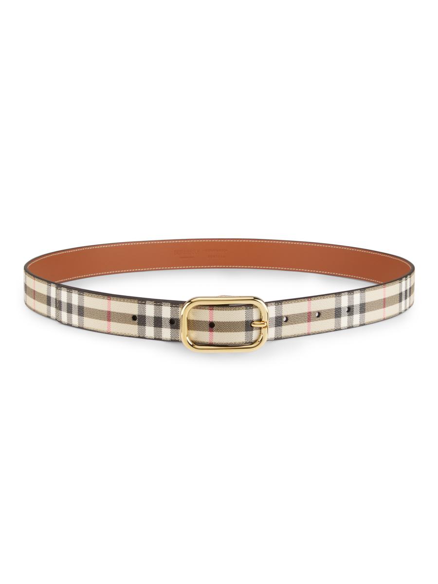 Burberry Archive Check Belt | Saks Fifth Avenue