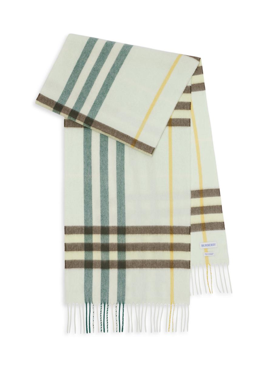 小物 BURBERRY GIANT CHECK CASHMERE Burberry Giant Check Cashmere Scarf | Saks Fifth Avenue