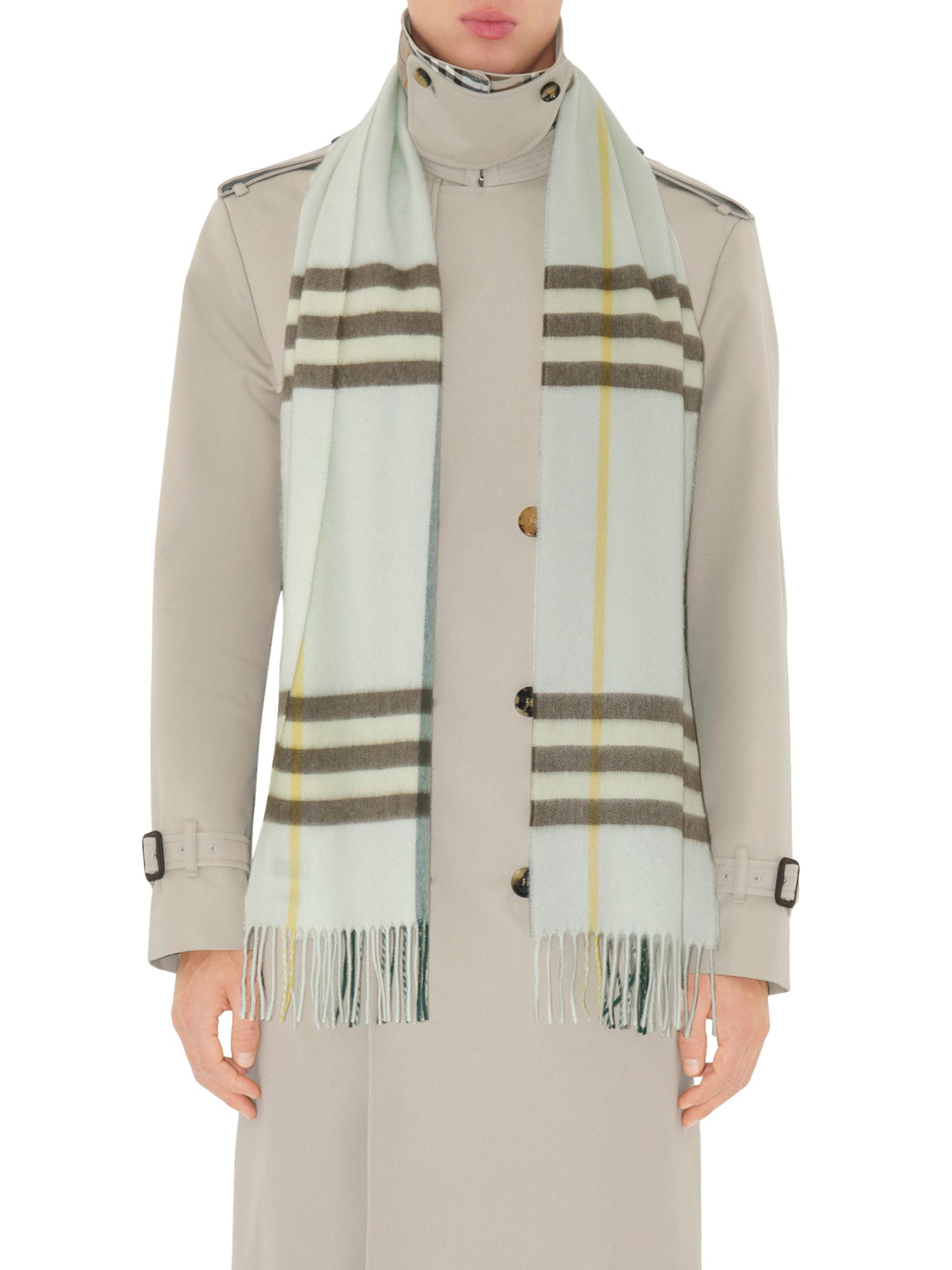Burberry Giant Check Cashmere Scarf | Saks Fifth Avenue