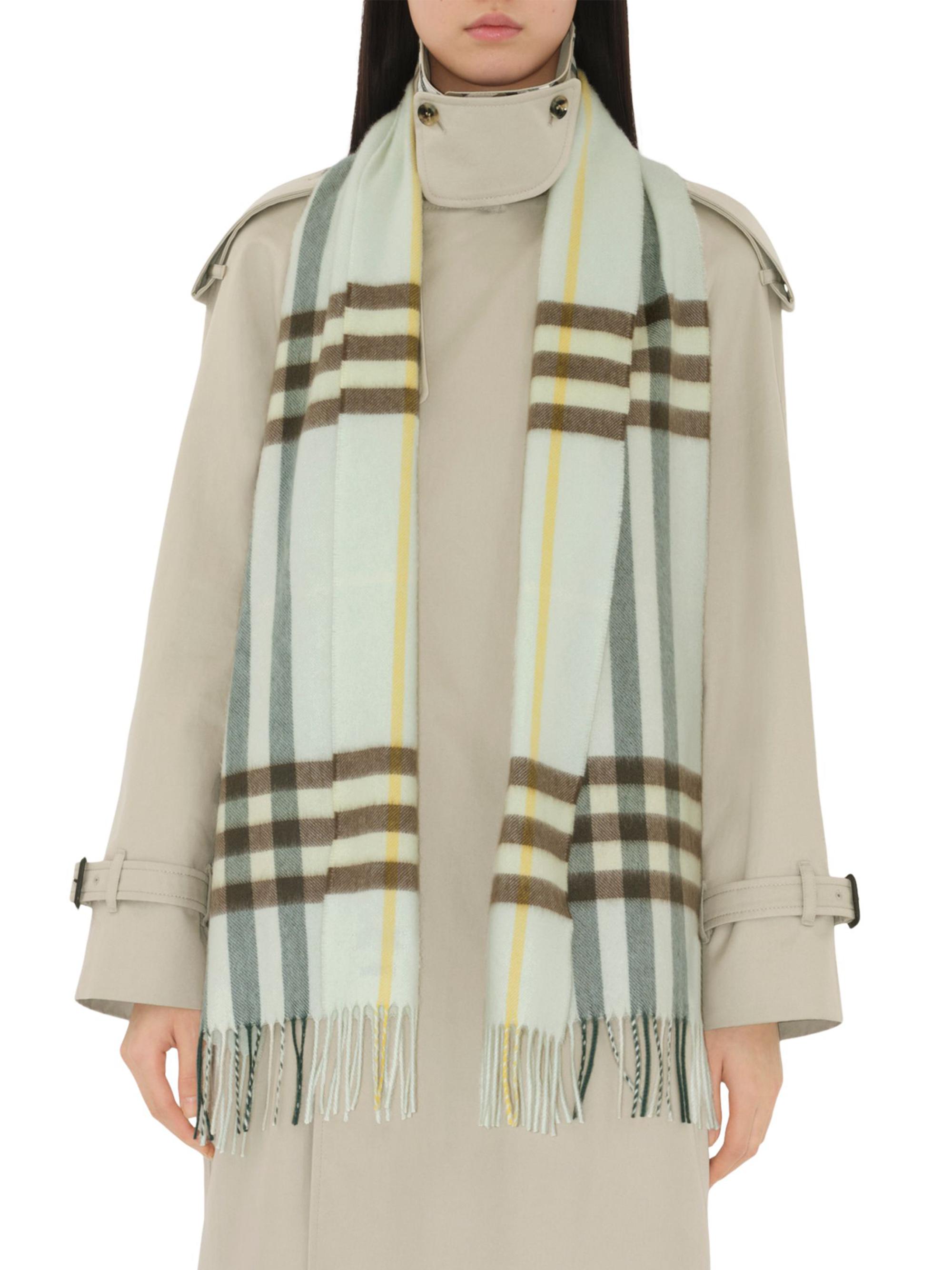 Burberry Giant Check Cashmere Scarf | Saks Fifth Avenue