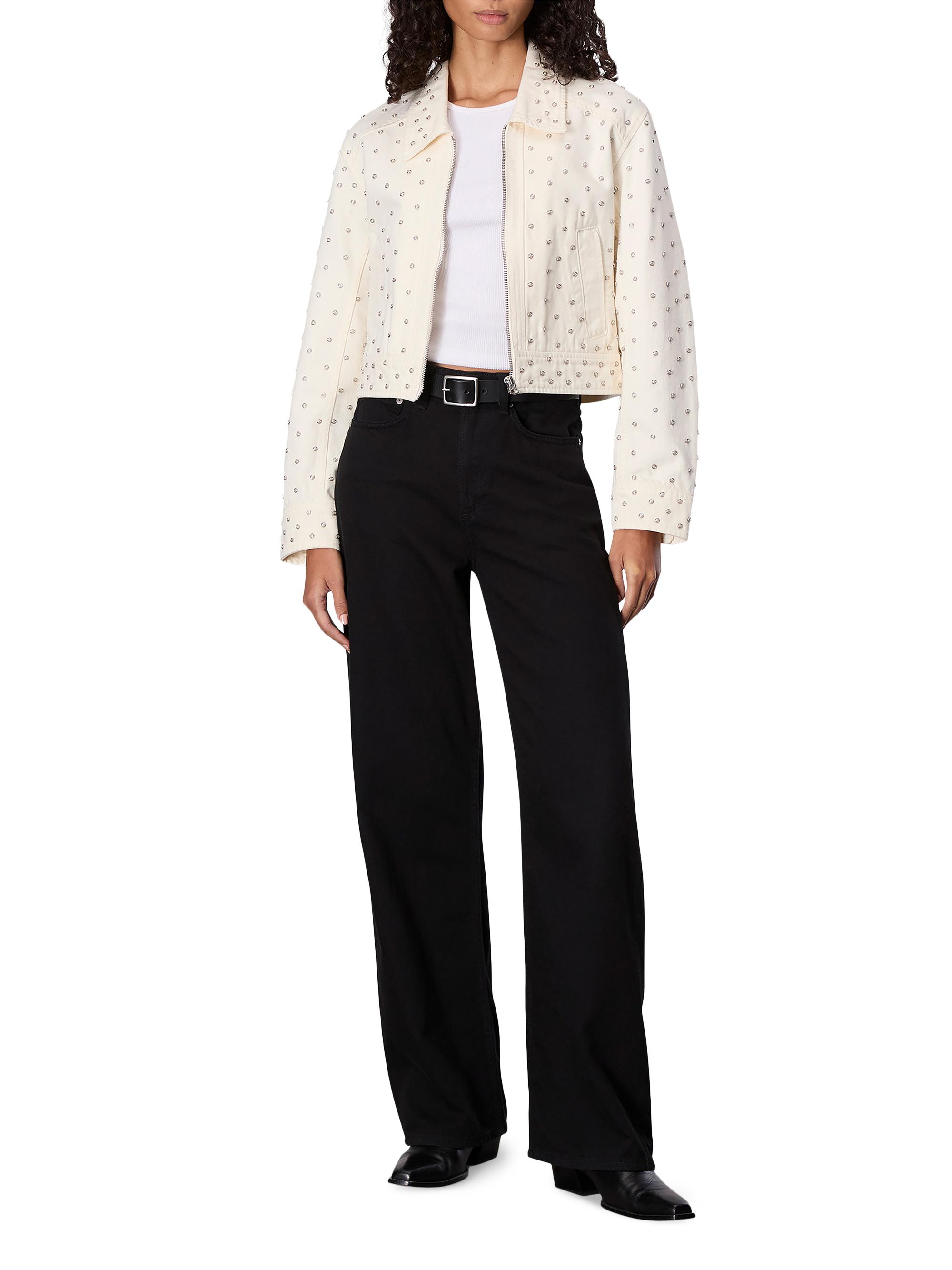 rag & bone Anya Faux Pearl Cotton Jacket | Saks Fifth Avenue
