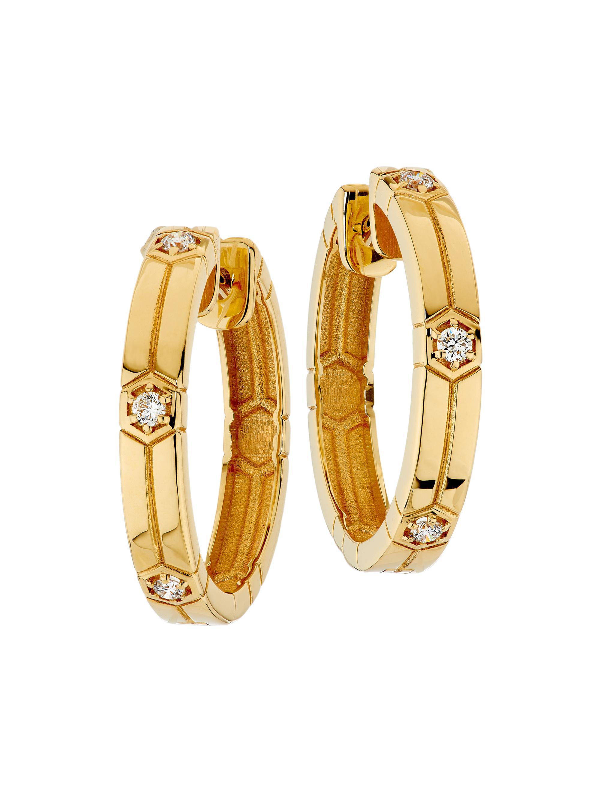 Miseno Women's Baia Sommersa 18K Yellow Gold & 0.20 TCW Diamond Hoop Earrings - Yellow Gold