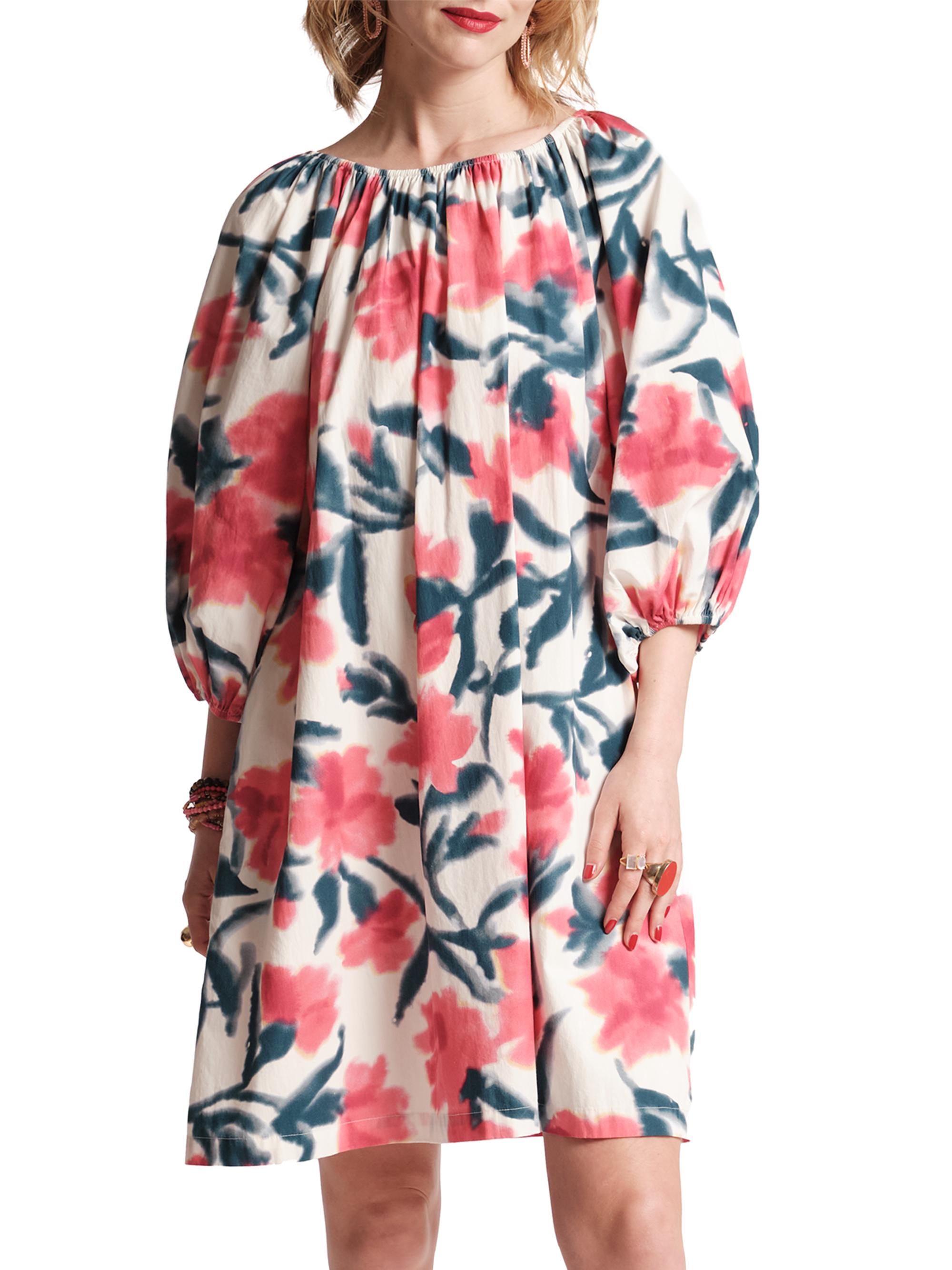 Frances Valentine Women's Bliss Floral A-Line Minidress - Pink Multi