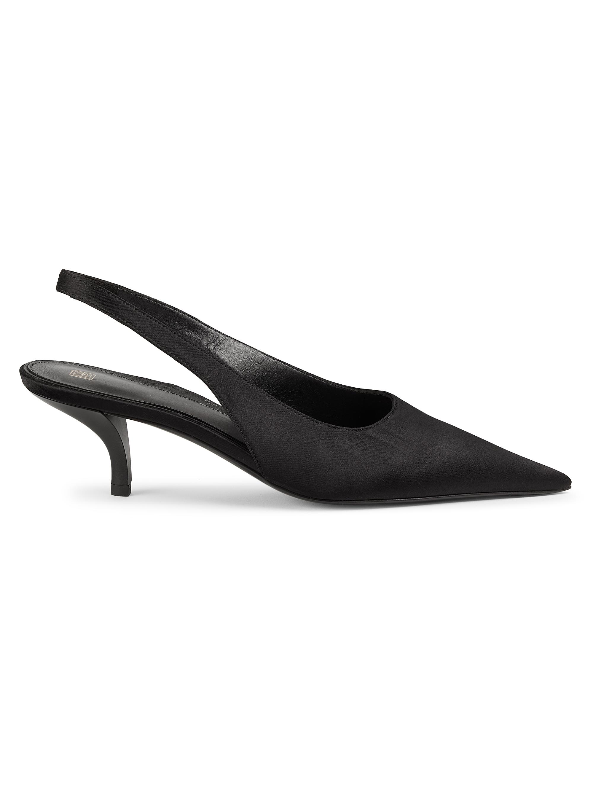 Toteme Sharp 50MM Croc-Effect Leather Slingback Pumps | Saks Fifth
