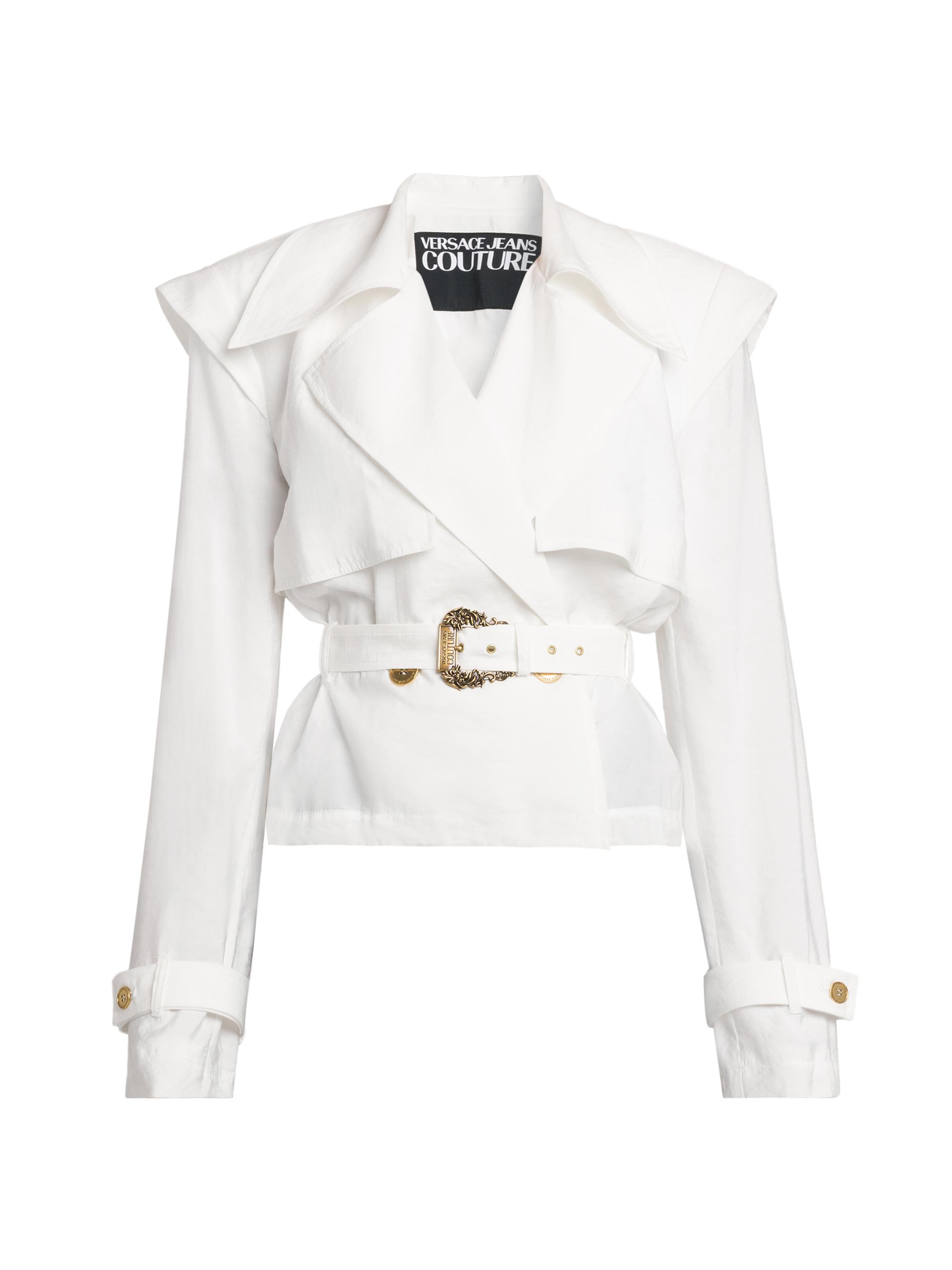 Versace Jeans Couture Women's Belted Jacket - White