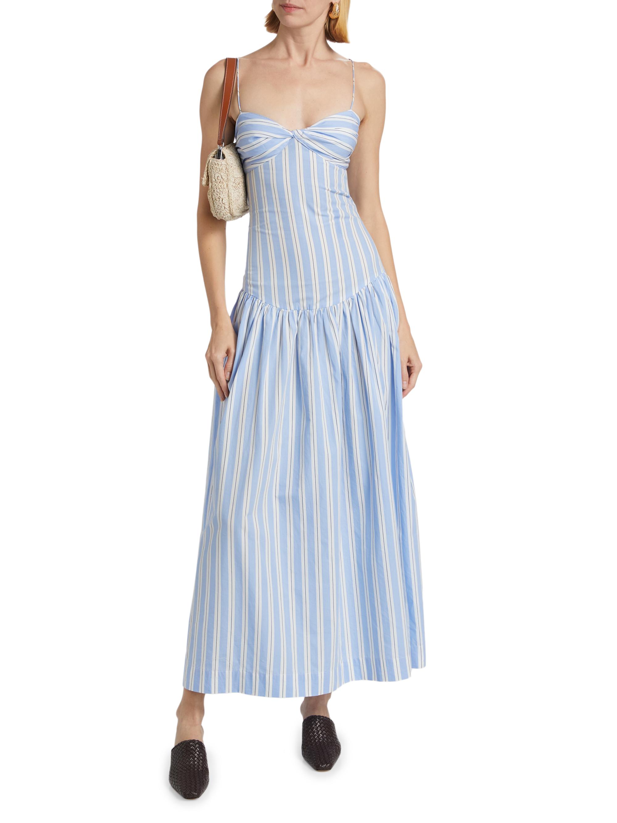 Robe Bohème Honey Belle - Fit And Flare Rayée - Taille M - Neuve Avec étiquettes