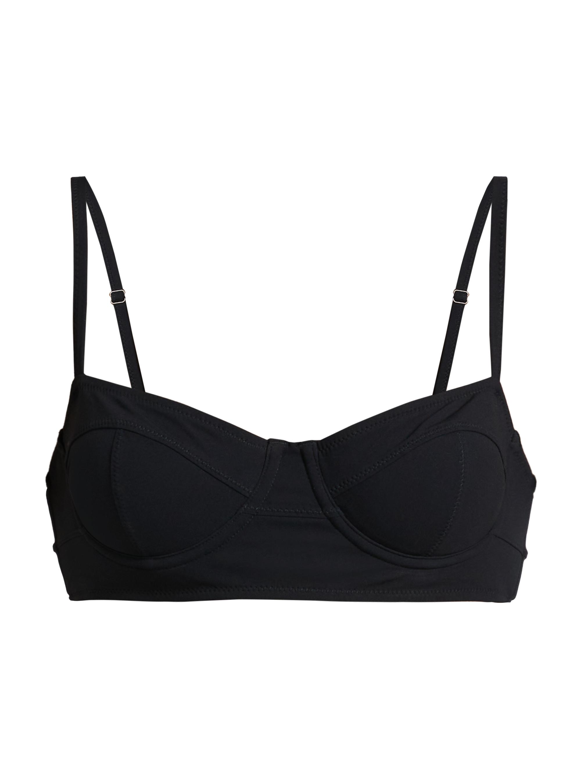 Ulla Johnson Women's Zahara Bikini Top - Noir