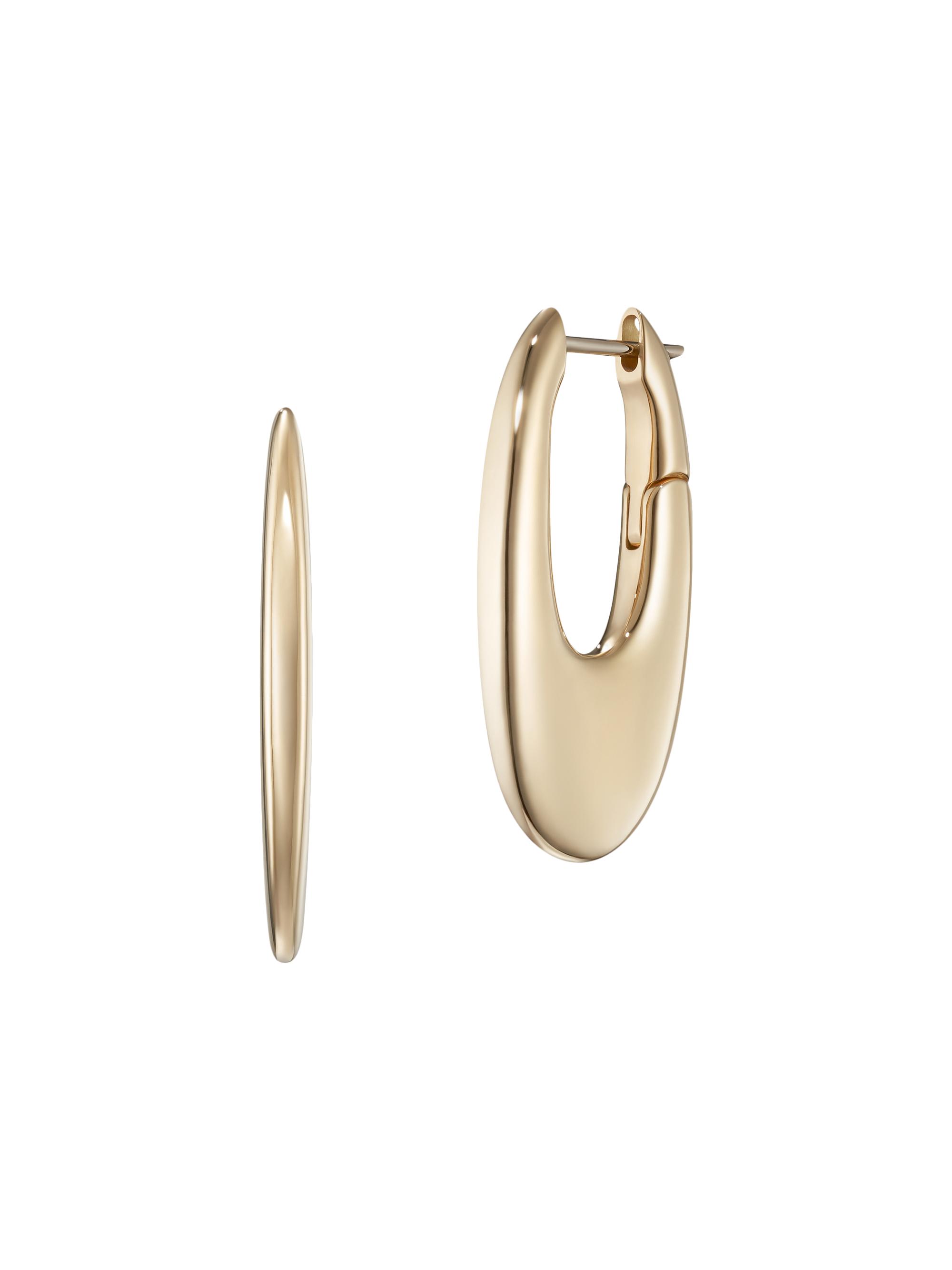 Melissa Kaye Women's Lola  Lulu 18K Yellow Gold Hoop Earrings - Yellow Gold