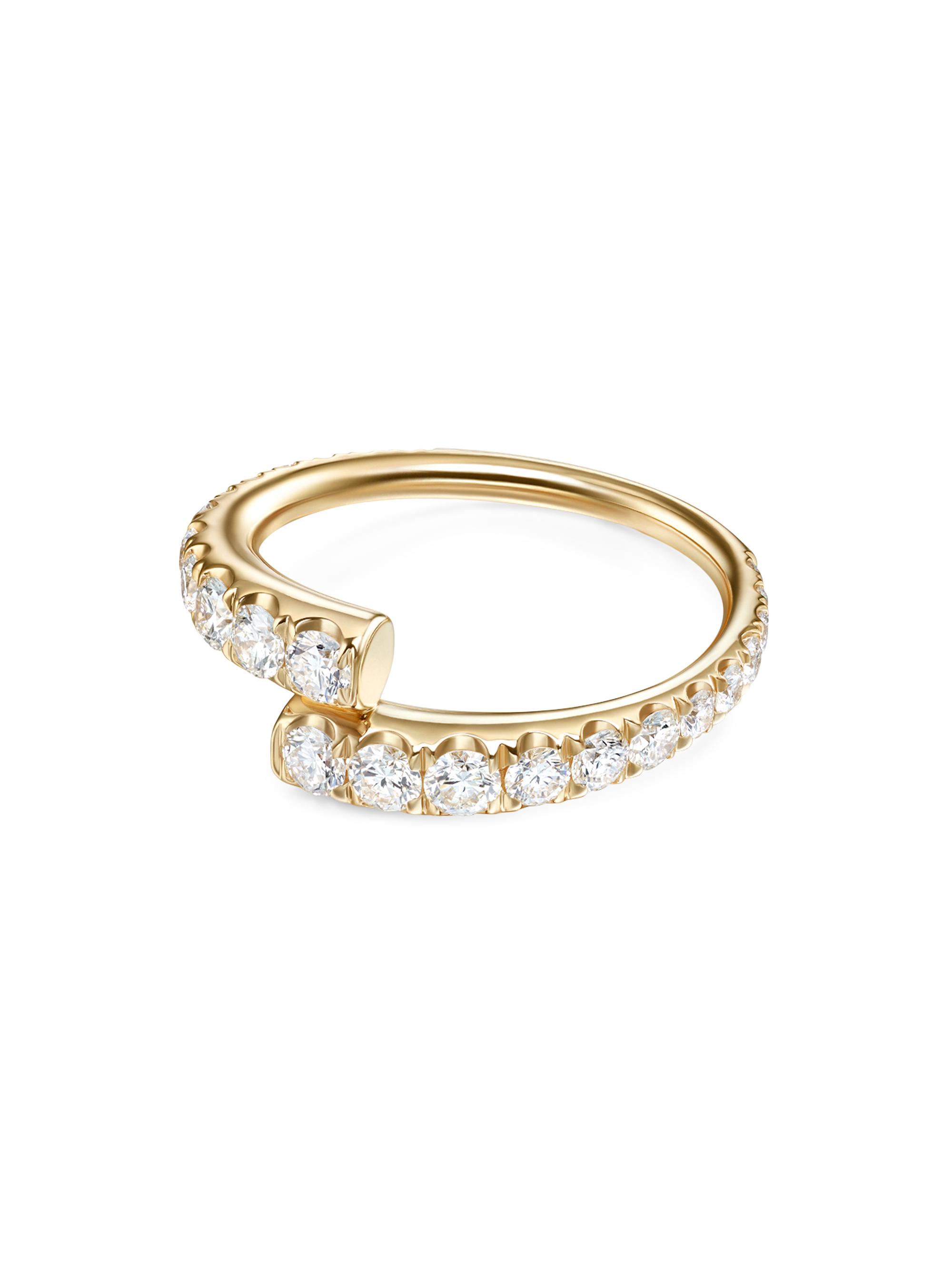 Melissa Kaye Women's Lola 18K Yellow Gold & 1.05 TCW Diamond Ring - Yellow Gold