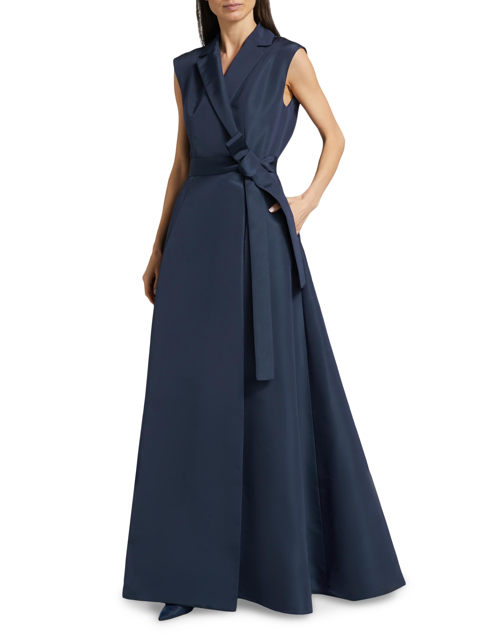 Carolina Herrera Sleeveless Silk Trench Gown | Saks Fifth Avenue