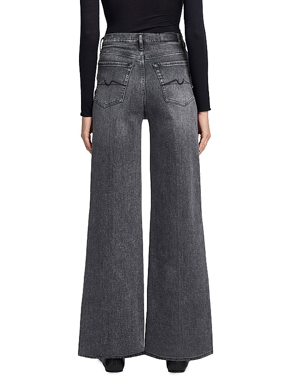 Shop 7 For All Mankind Jo Ultra High-Rise Stretch Wide-Leg Shop 7 For All Mankind Jo Ultra High-Rise Stretch Wide-Leg
