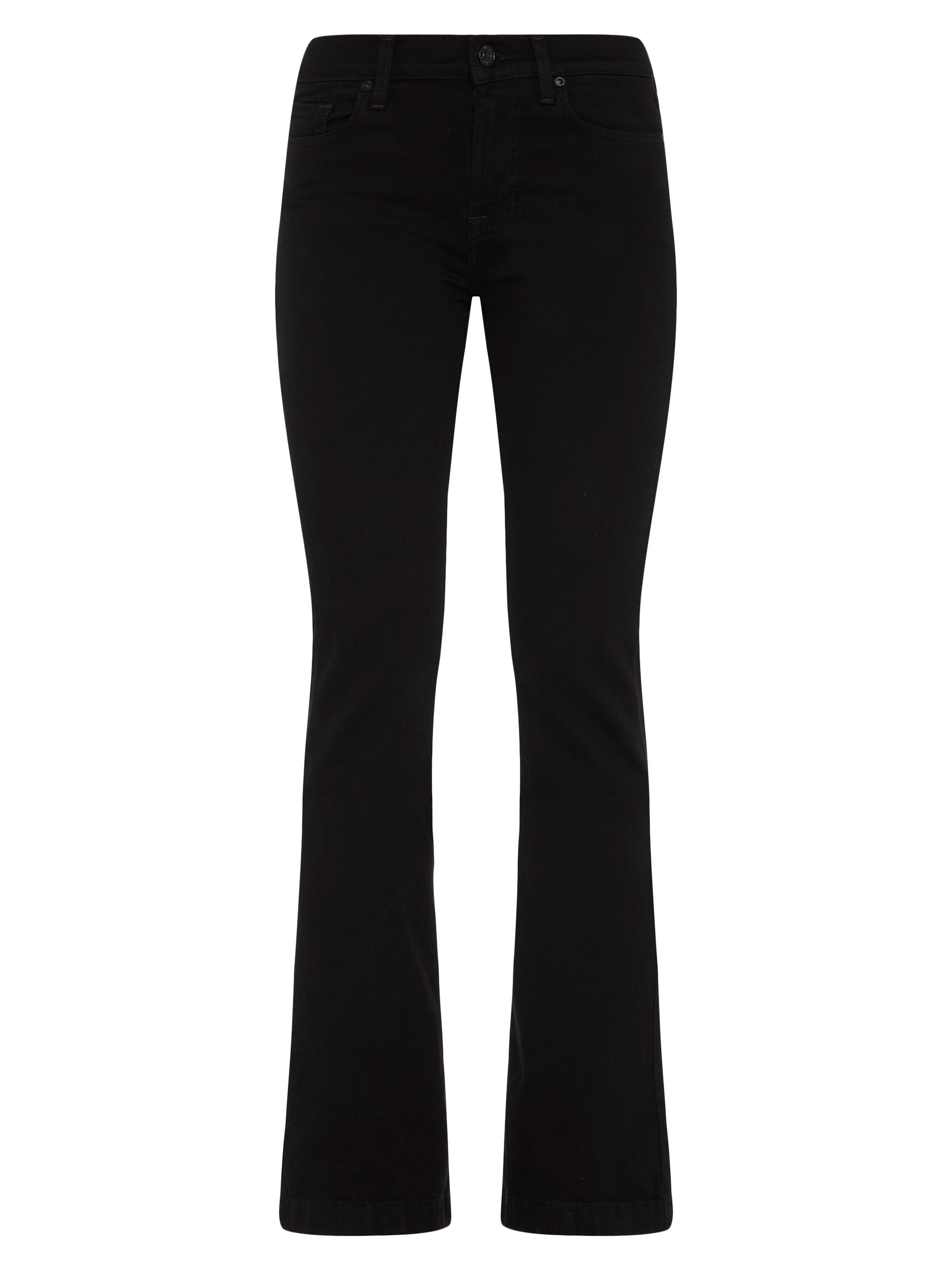 7 For All Mankind Women's Ali Low-Rise Stretch Back-Zip Flare Jeans - Soho Night