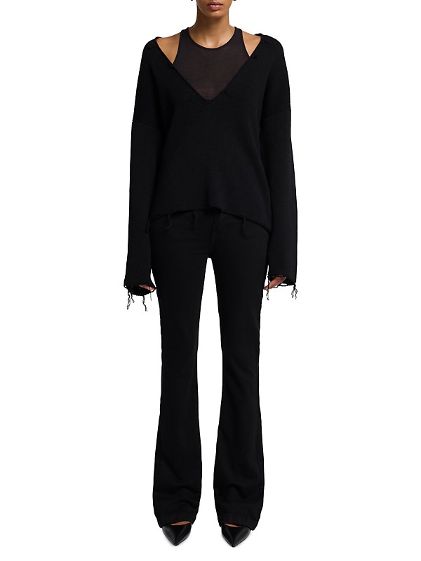 Shop 7 For All Mankind Ali Low-Rise Stretch Back-Zip Flare Shop 7 For All Mankind Ali Low-Rise Stretch Back-Zip Flare