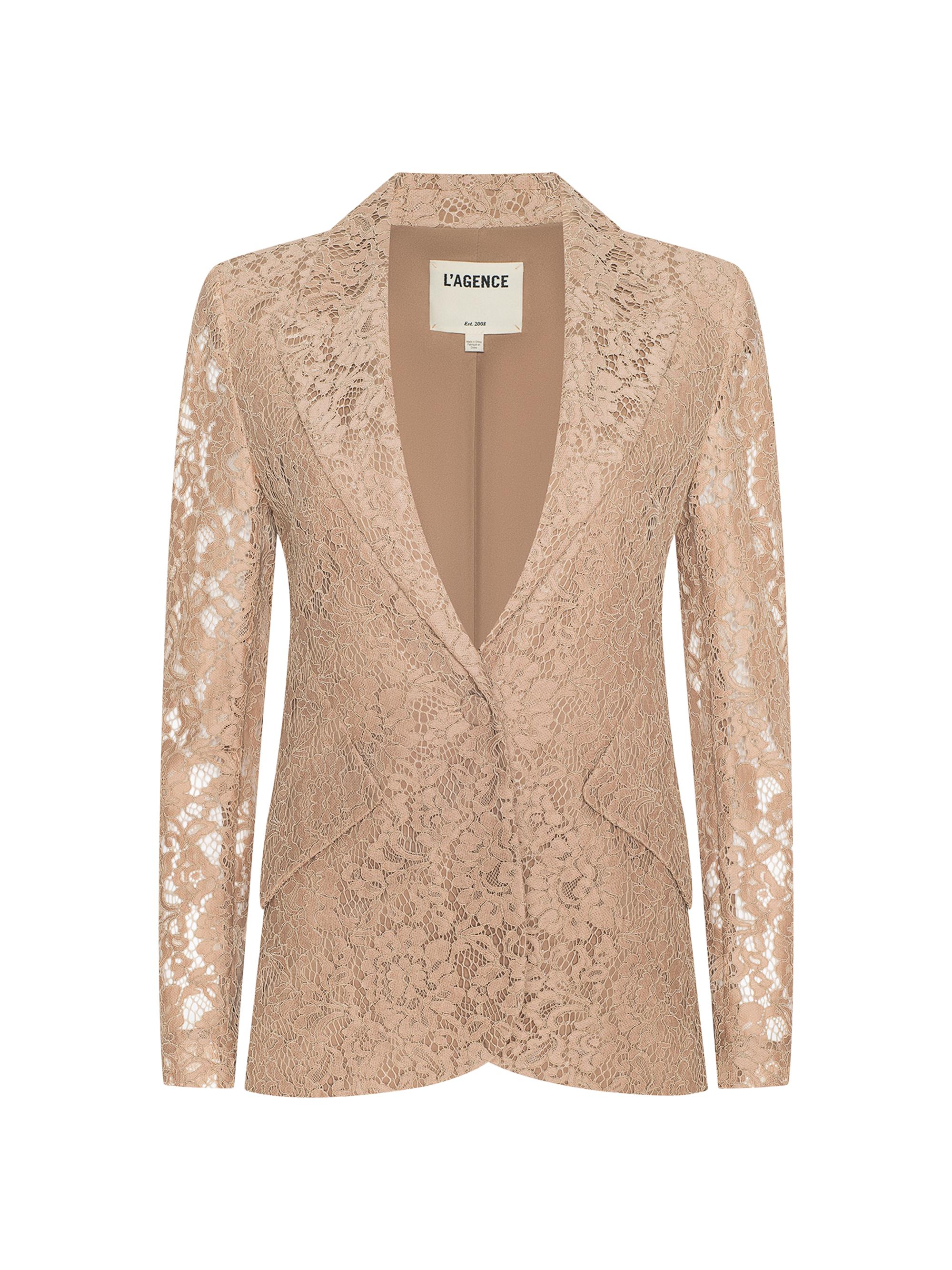 L'AGENCE Women's Chamberlain Blazer - Cappuccino
