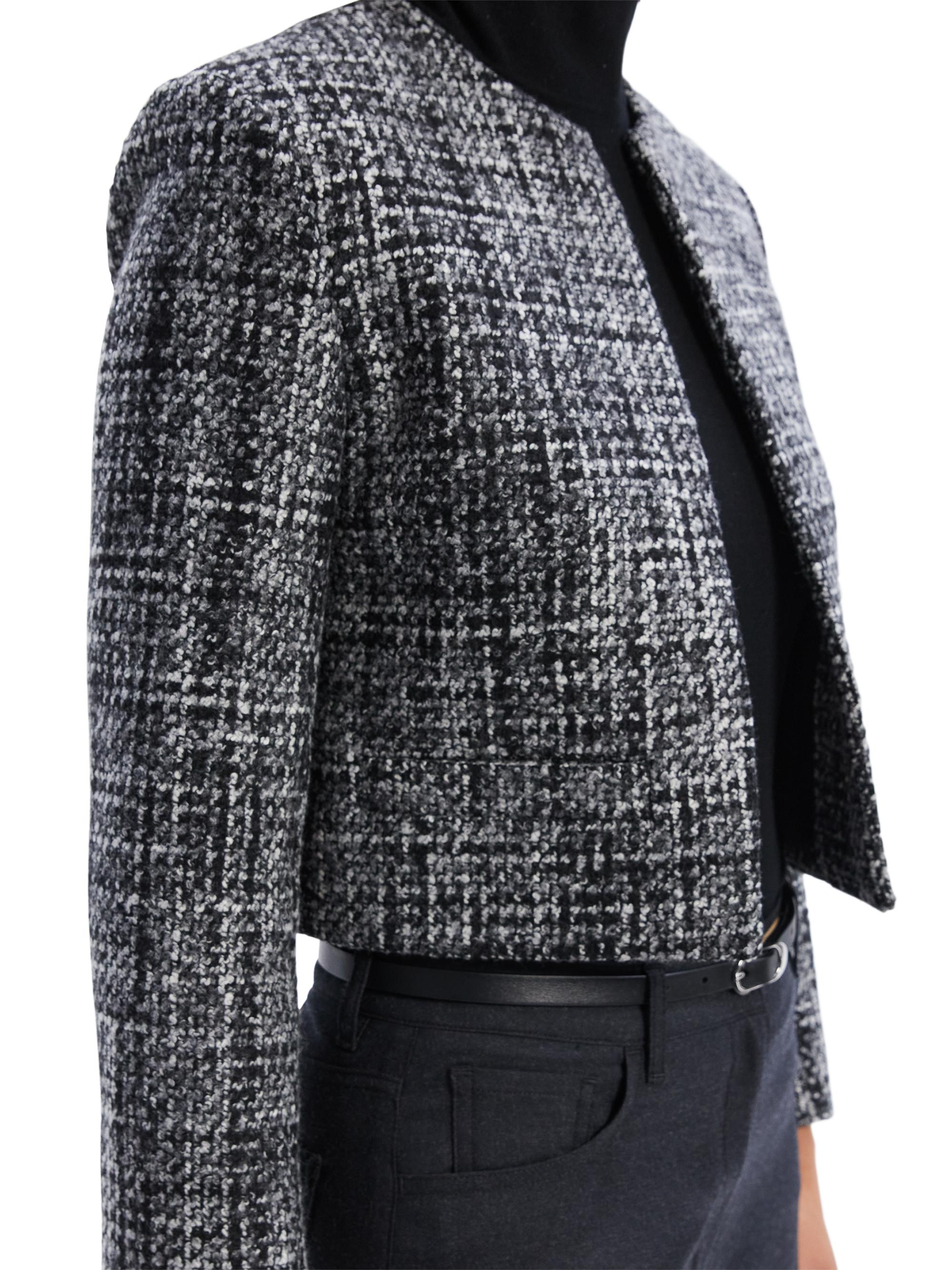 Theory Wool-Blend Tweed Crop Jacket | Saks Fifth Avenue