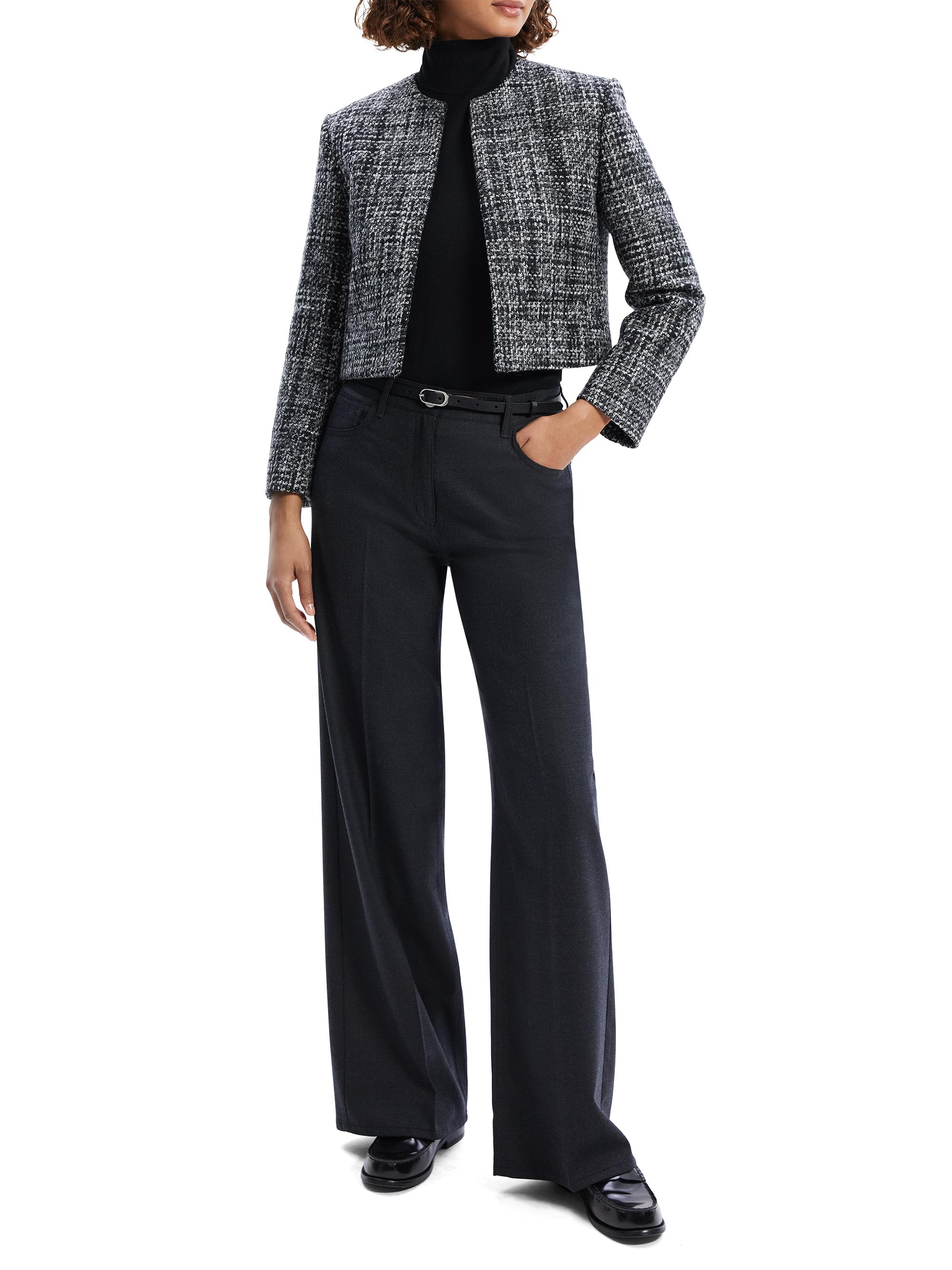 Theory Wool-Blend Tweed Crop Jacket | Saks Fifth Avenue