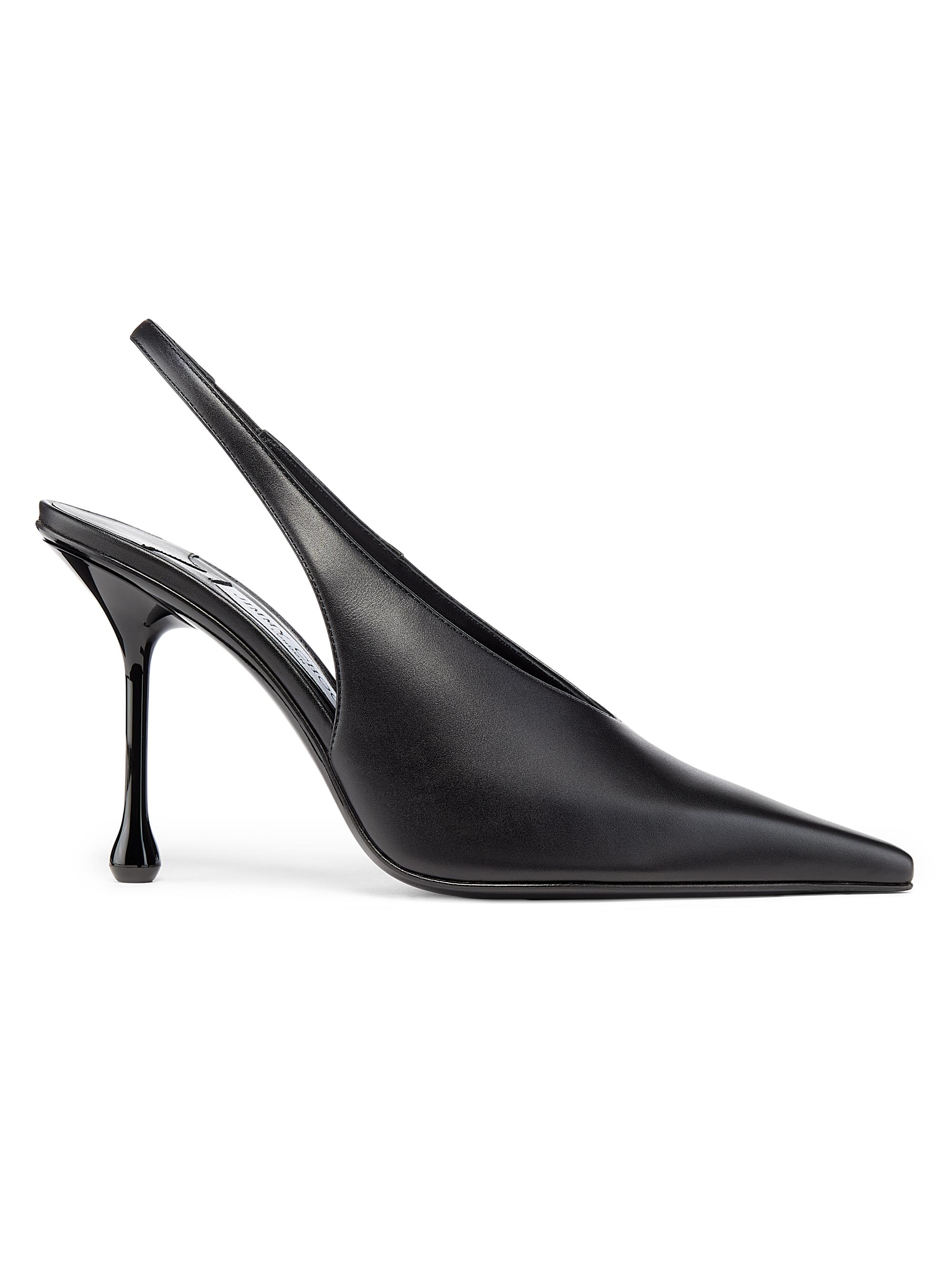 Jimmy Choo Women's Isa 95MM Leather Slingback Pumps - Black