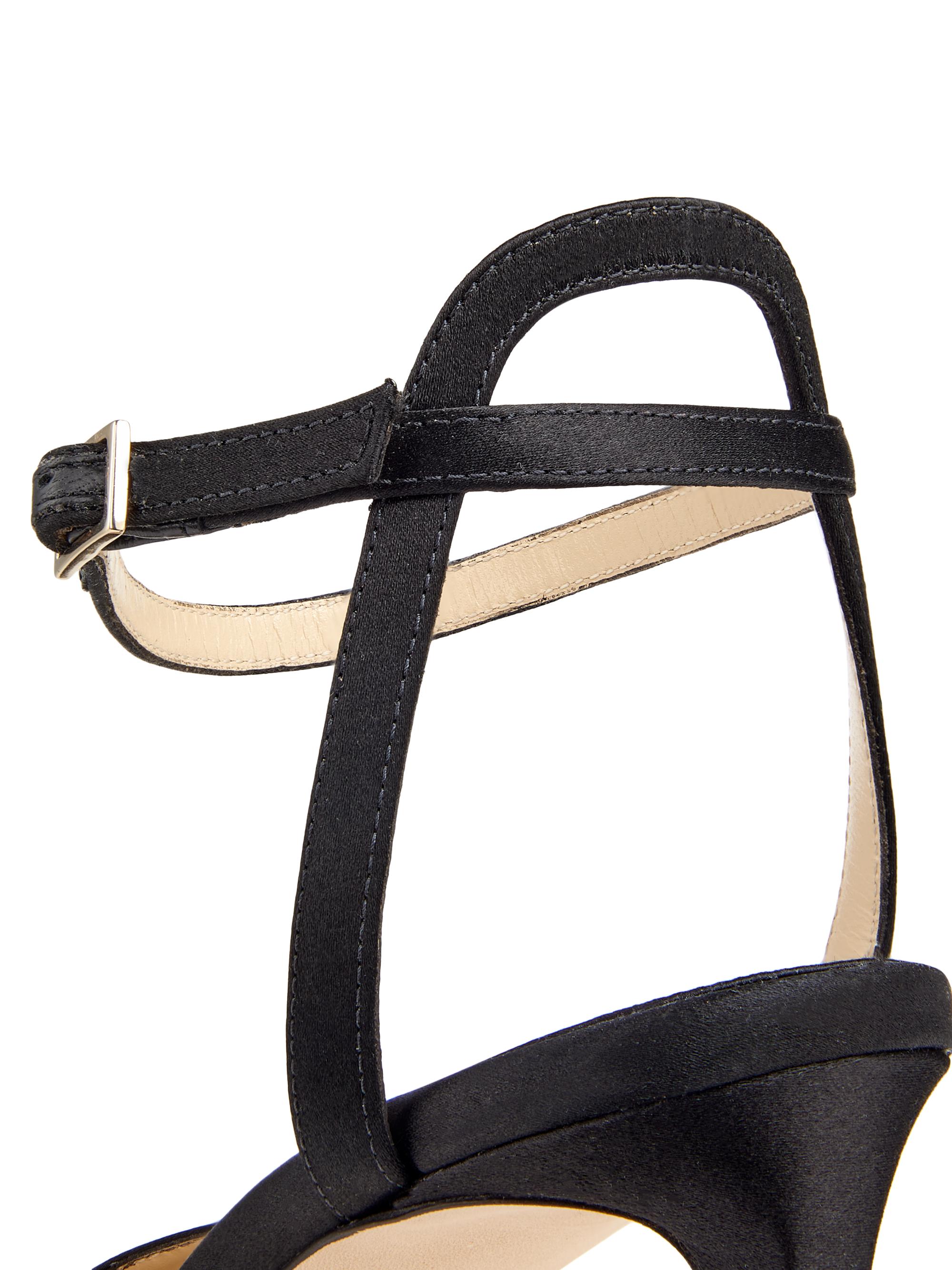Jimmy Choo Sacora 85MM Satin Sandals | Saks Fifth Avenue