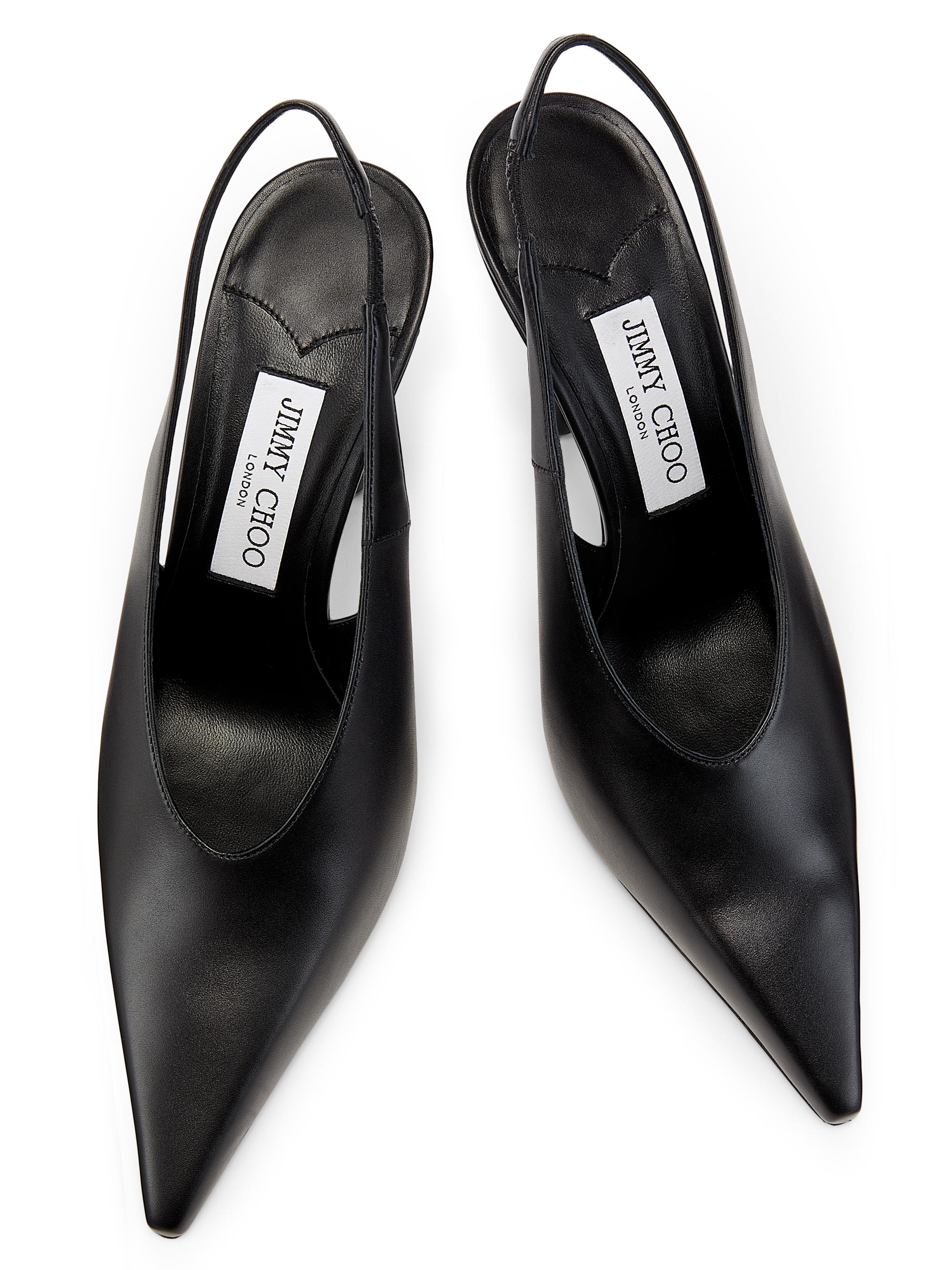 JIMMY CHOO♡型押しパンプス Jimmy Choo Isa 95MM Leather Slingback Pumps | Saks Fifth Avenue