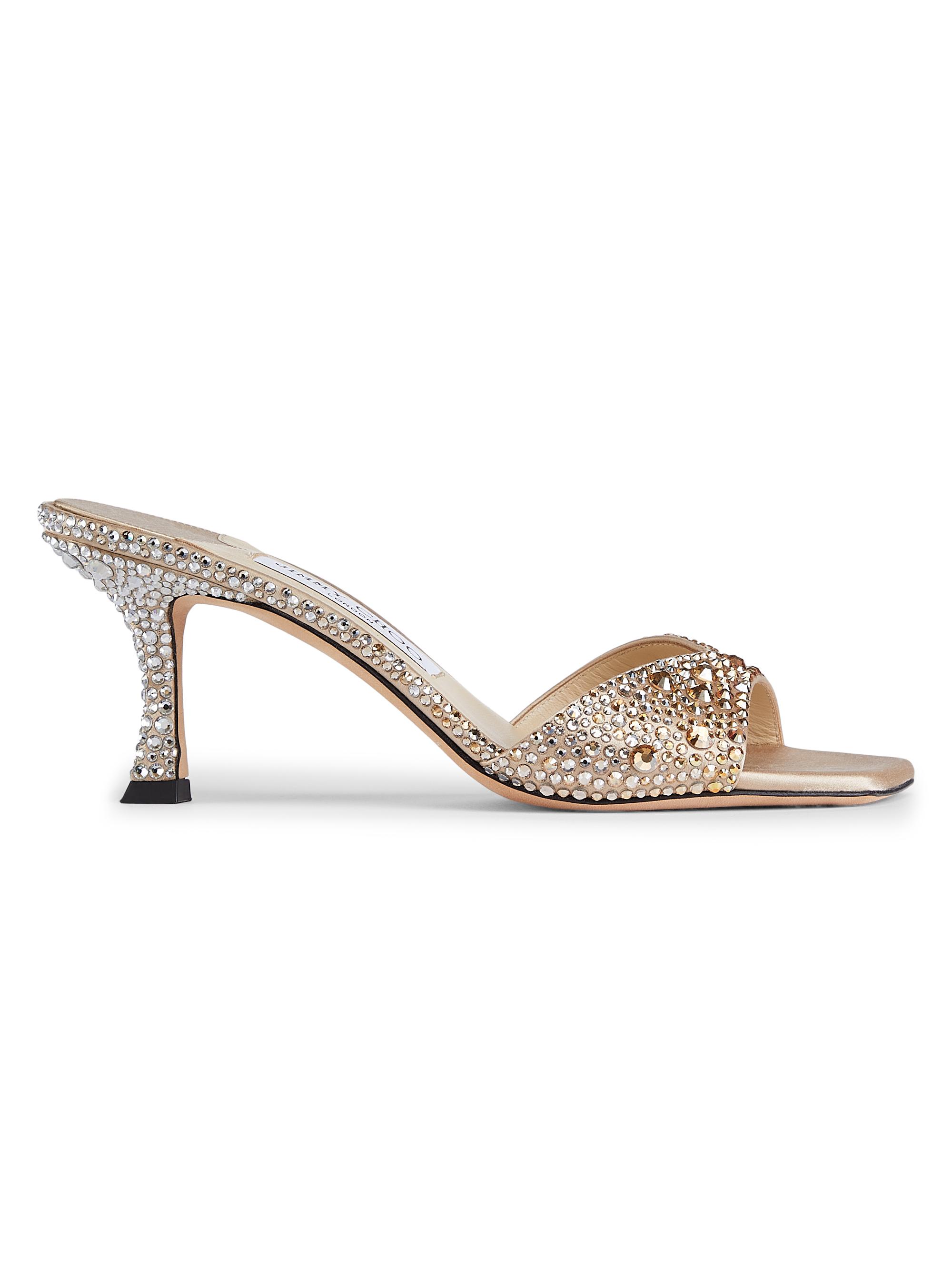Jimmy Choo Skye 70MM Crystal-Embellished Sandals | Saks Fifth Avenue