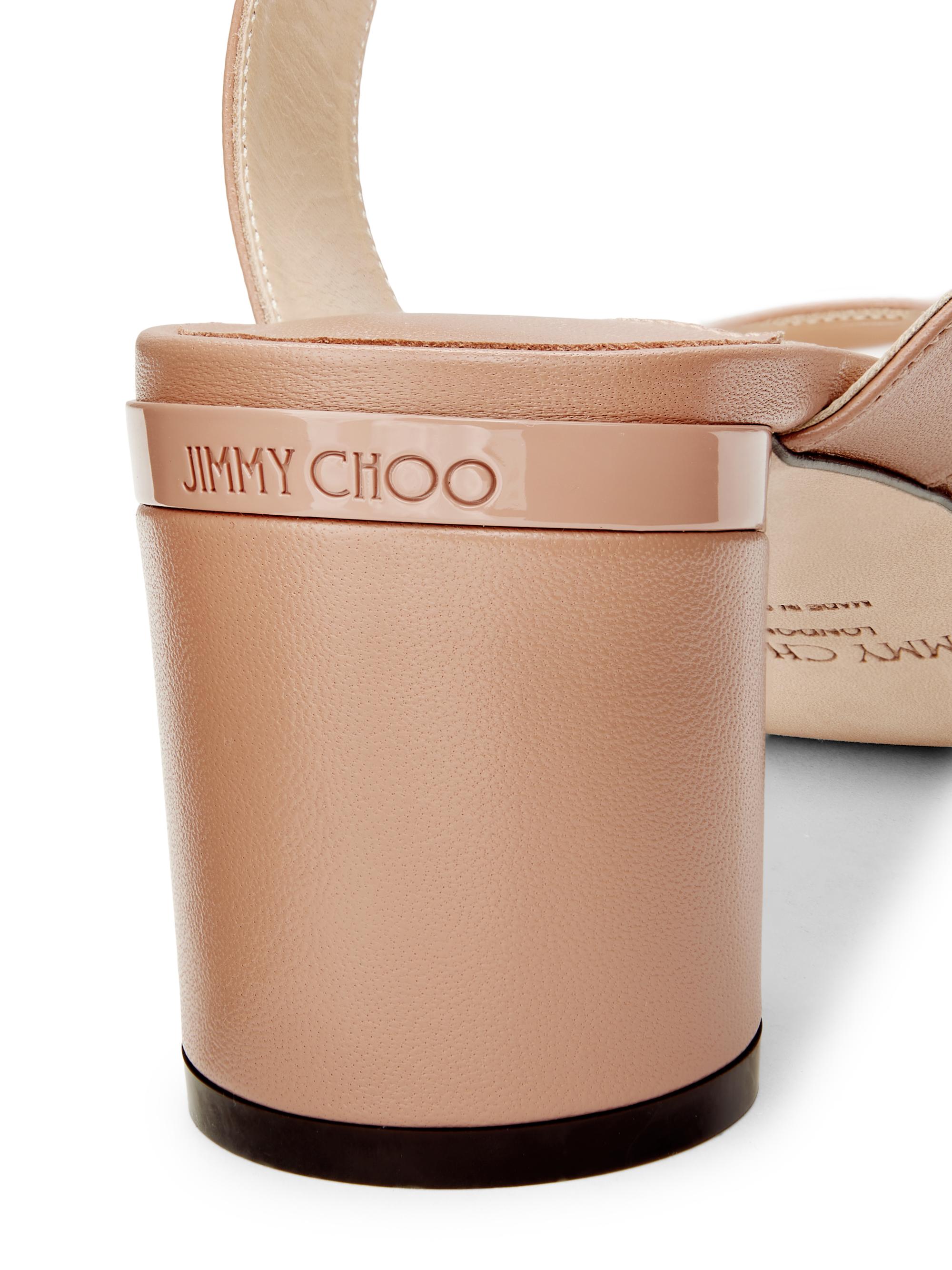 Jimmy Choo Jago 60MM Leather Sandals | Saks Fifth Avenue
