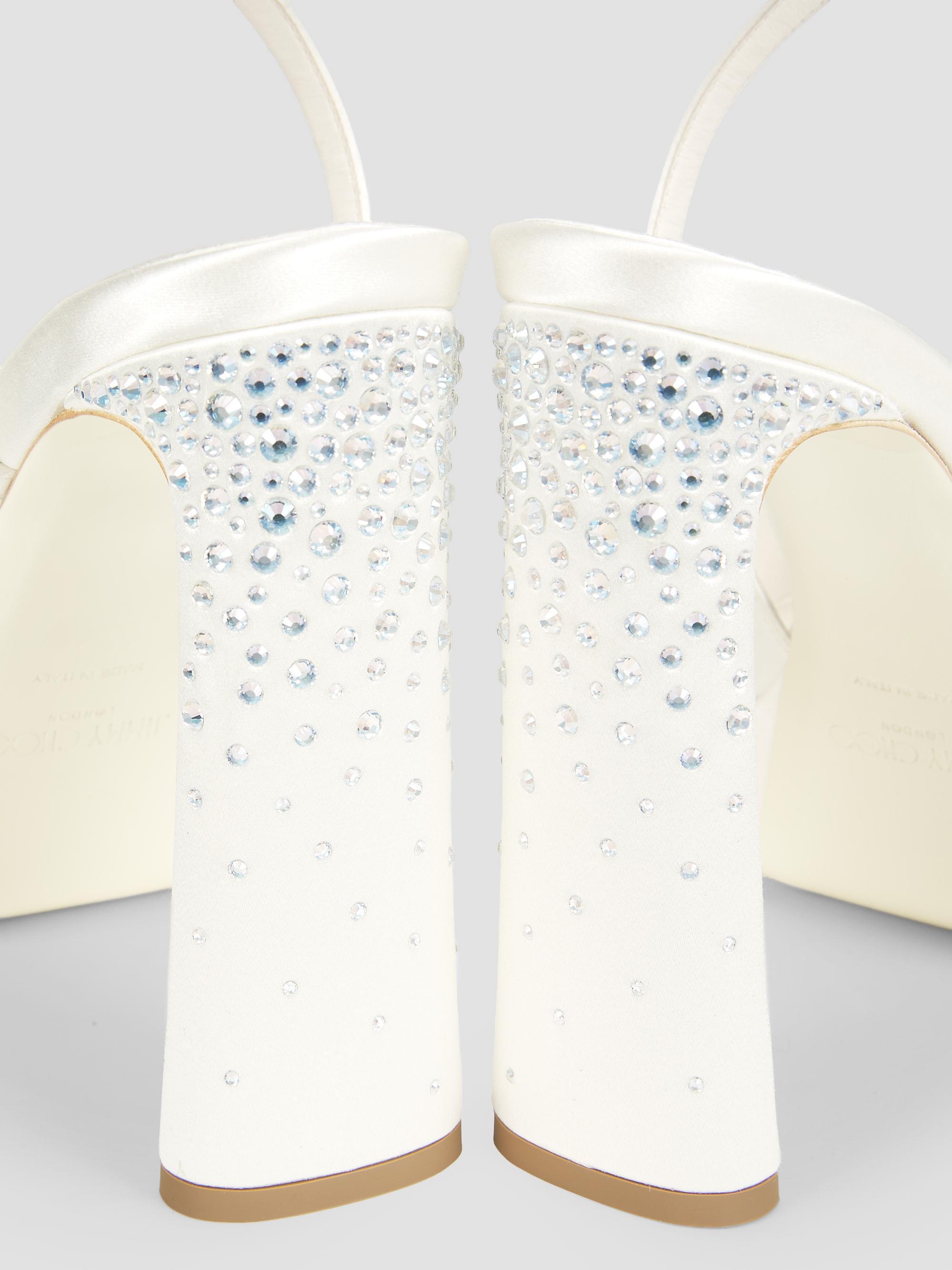Jimmy Choo Karli Crystal-Embellished 125MM Platform | Saks Fifth