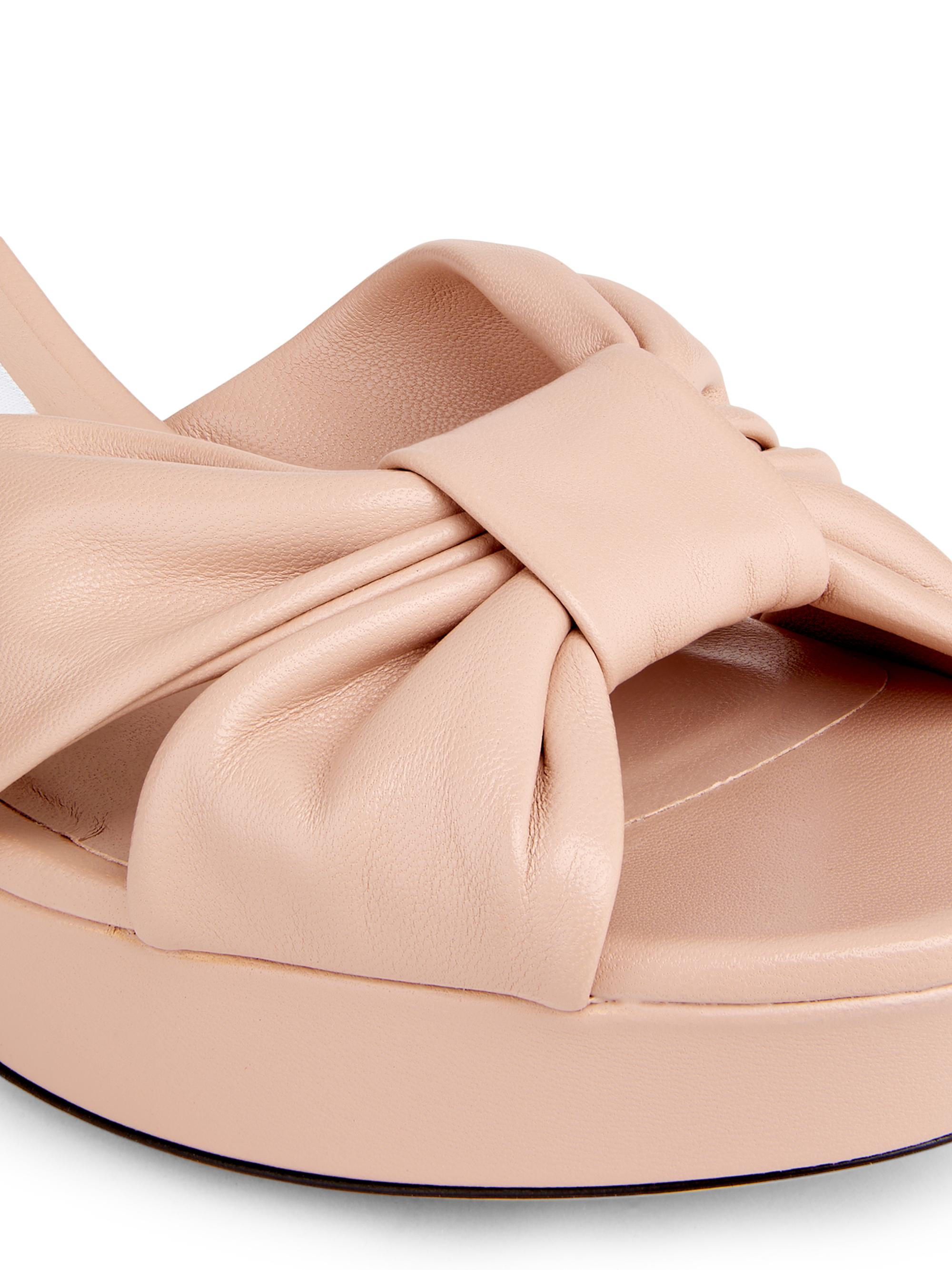 Jimmy Choo Heloise 80MM Leather Platform Sandals | Saks Fifth Avenue