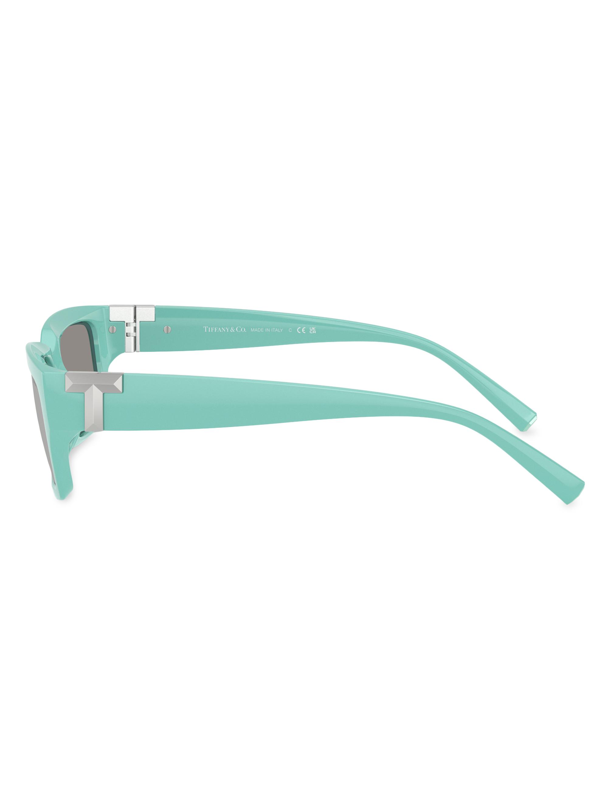 Tiffany & Co. Tiffany T 56MM Rectangular Sunglasses | Saks Fifth