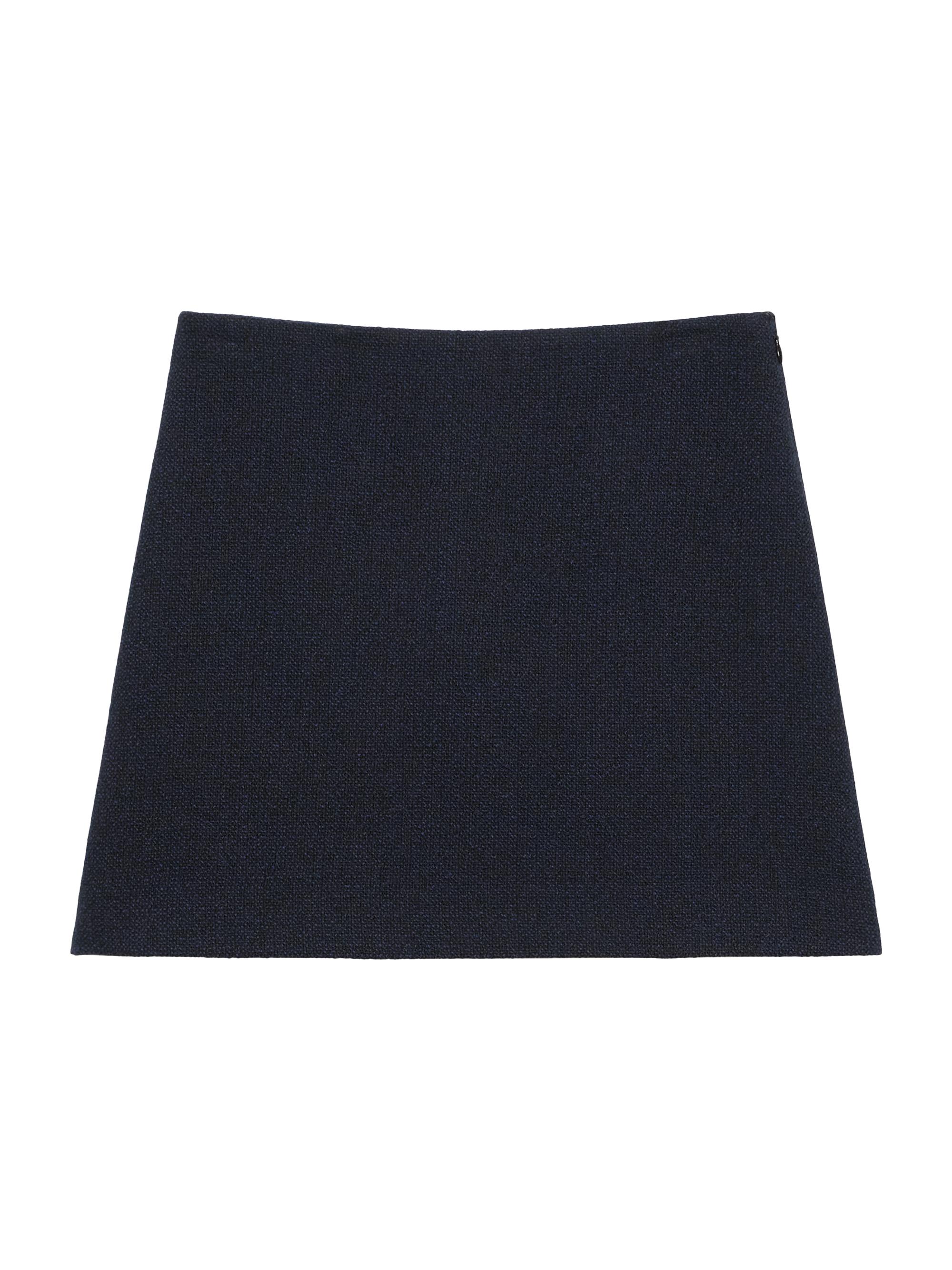 Theory Women's Woven High-Waist Miniskirt - Navy Multi