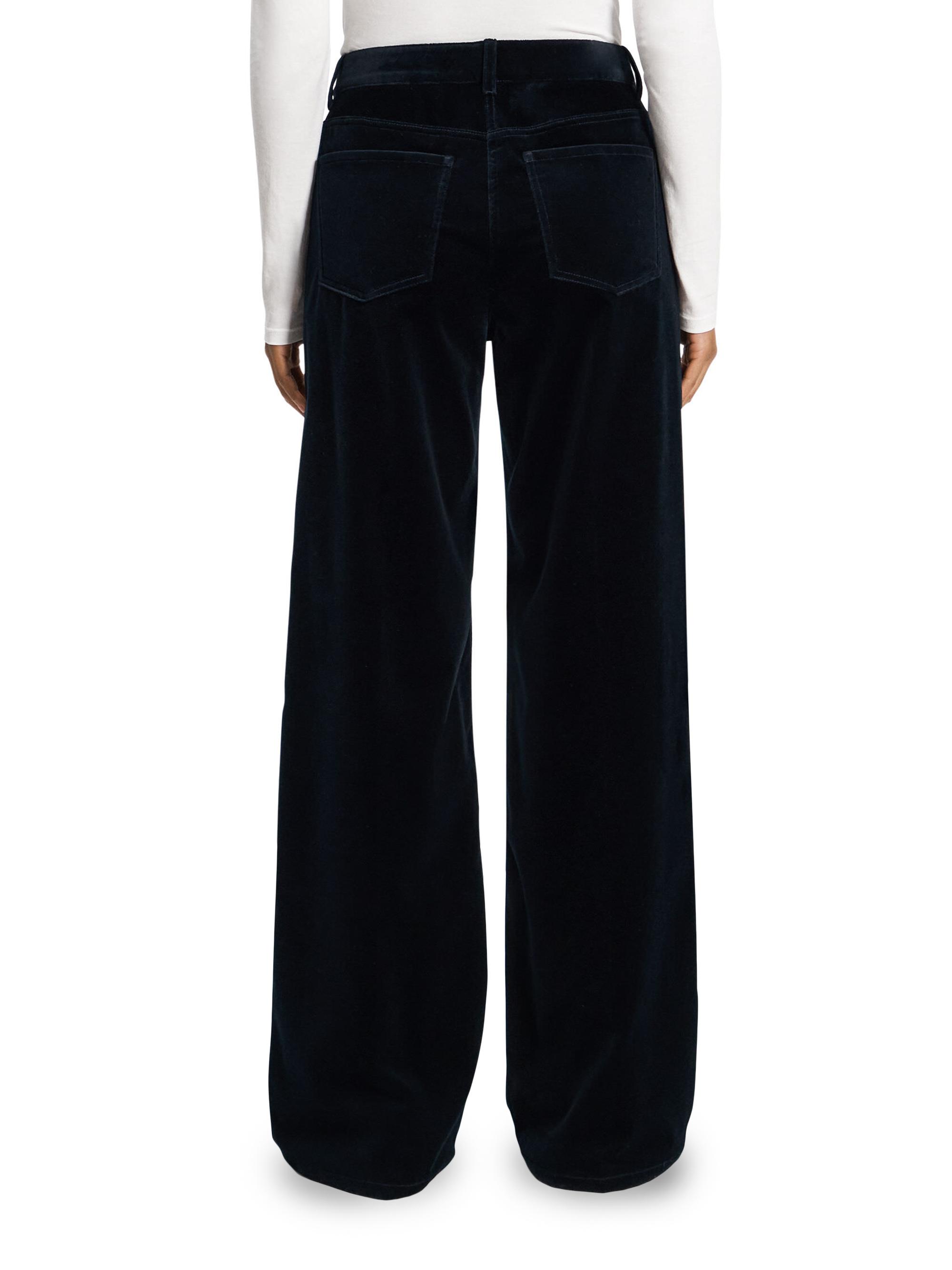 新品タグ付き　LOHEN VELVET 2TACK PANTS Theory Mid-Rise Straight-Leg Velvet Pants | Saks Fifth Avenue