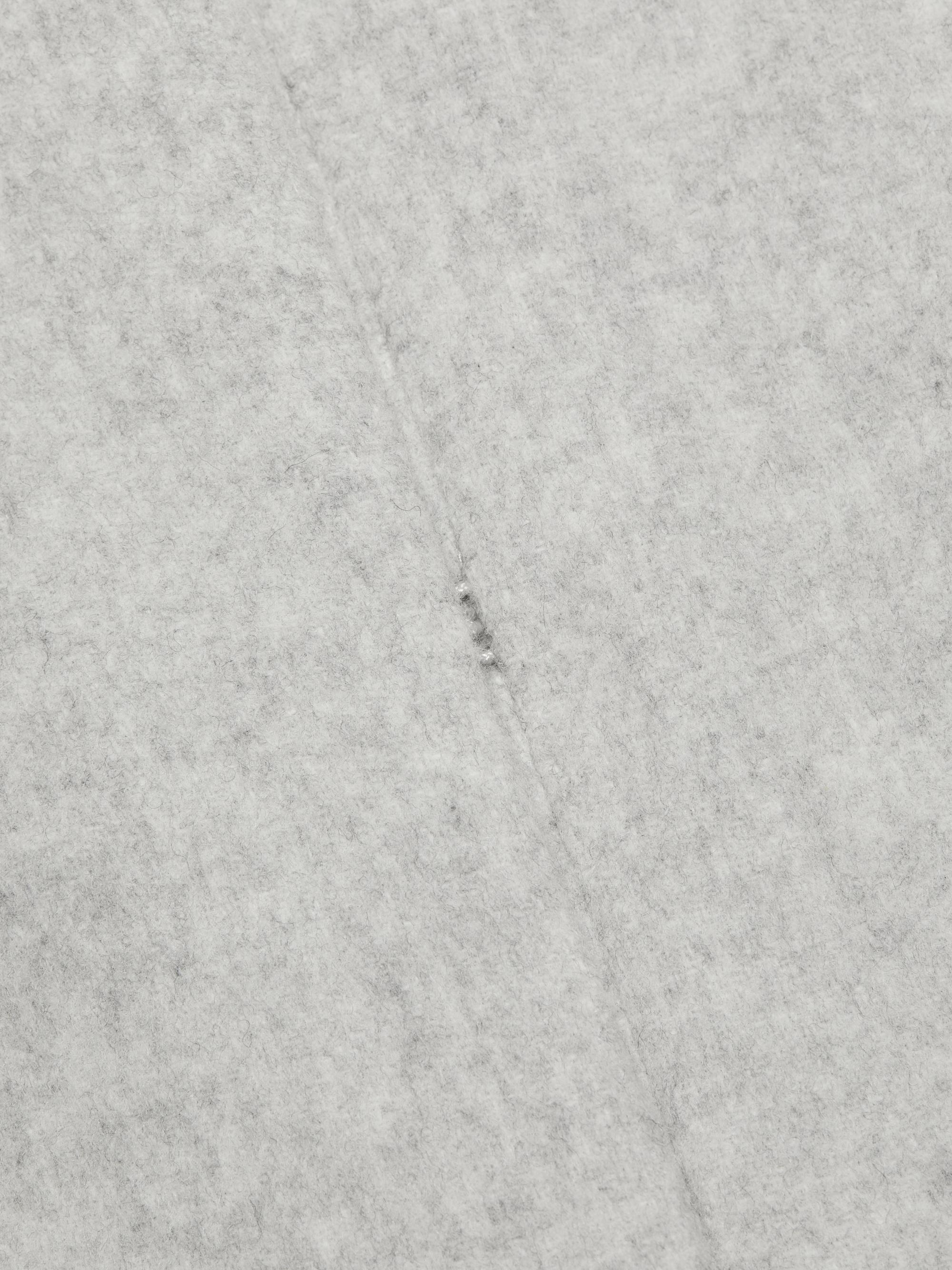 あんずWOOLSILKHERRIGBONE SHORTCOAT wide straight notch denim | AND ON JIONE STORE（アンドオン