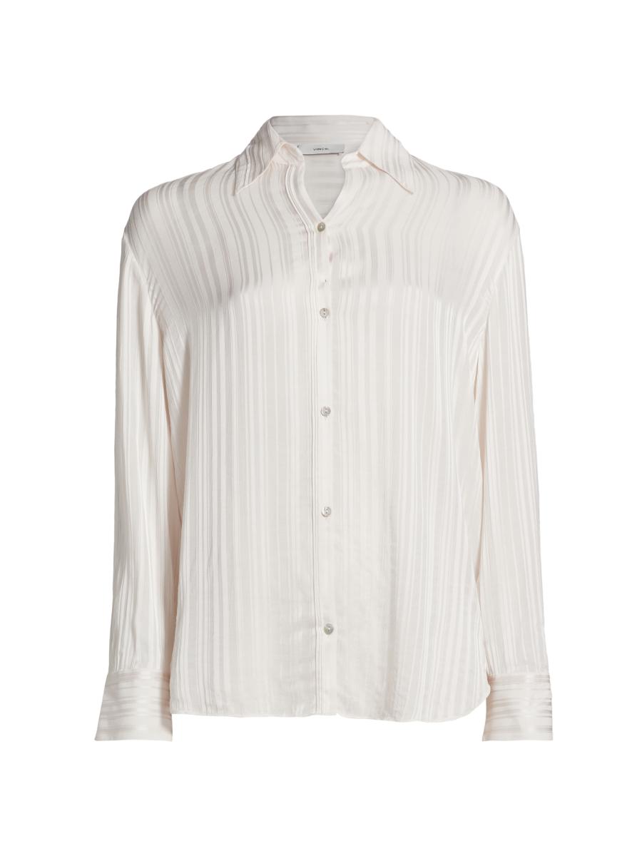 【INCHANT ME】Bridget Pintuck See-Through Long Shirt OP INCHANT ME】Bridget Pintuck See-Through Long Shirt OP