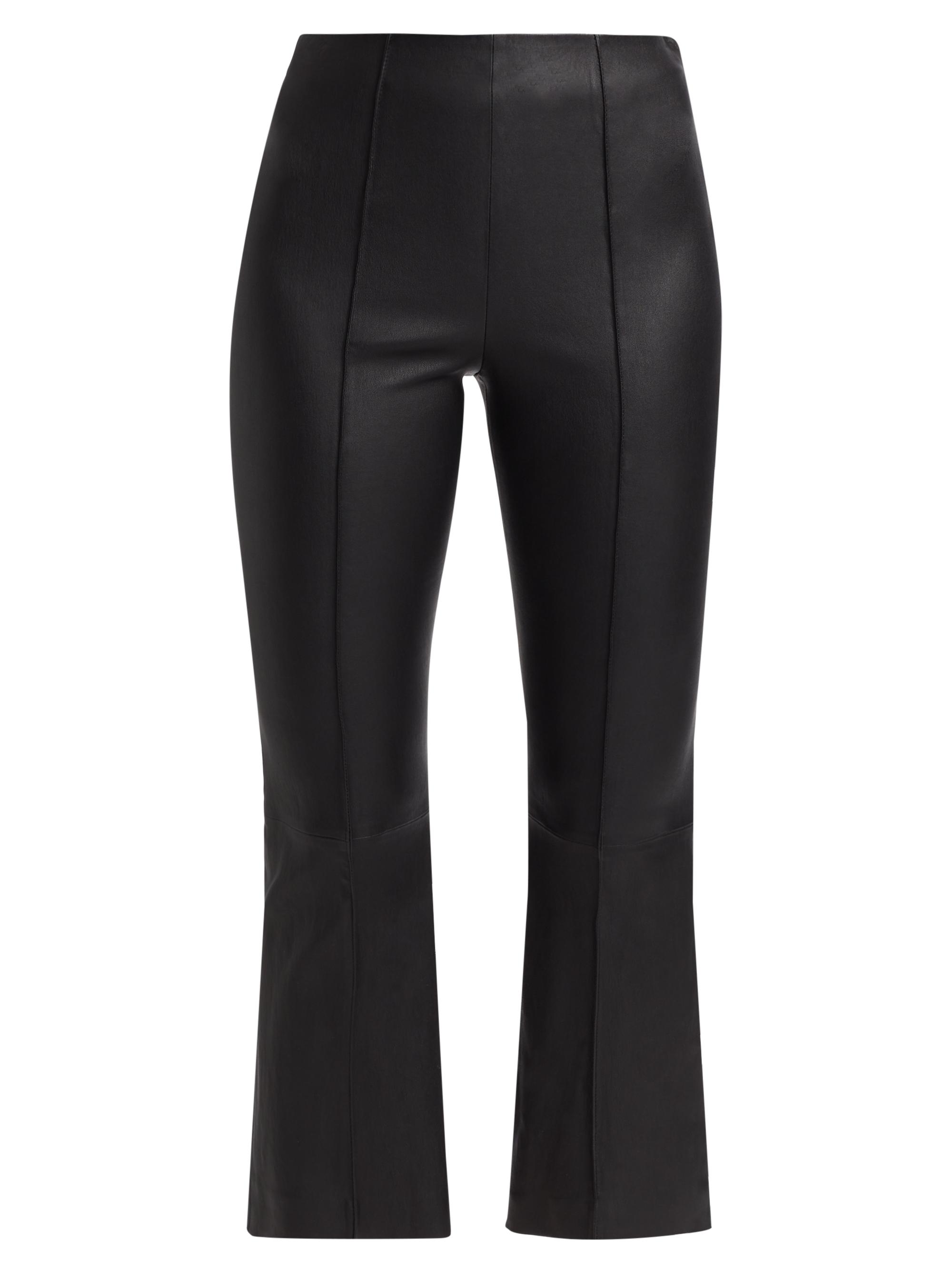 Vince Stretch Bootcut Leather Pants | Saks Fifth Avenue