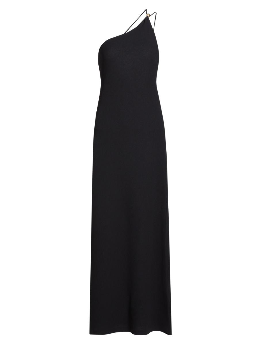 vince one shoulder cascade drape dress Vince Womens ONE Shoulder Cascade Drape Dress,Black,Large at Amazon Women's  Clothing store