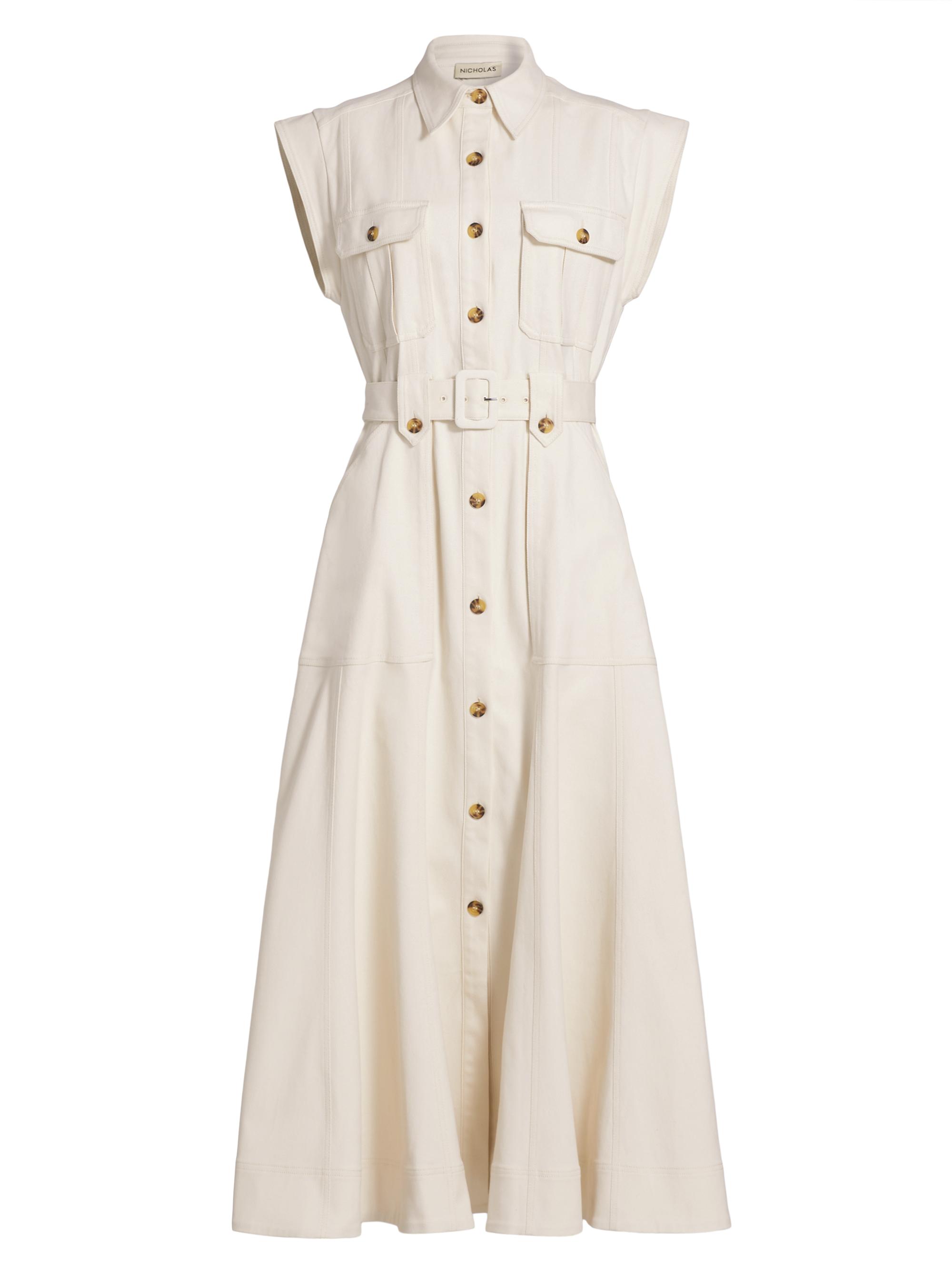 Nicholas the Label Aphrodite Utility Sleeveless Maxi Dress | Saks