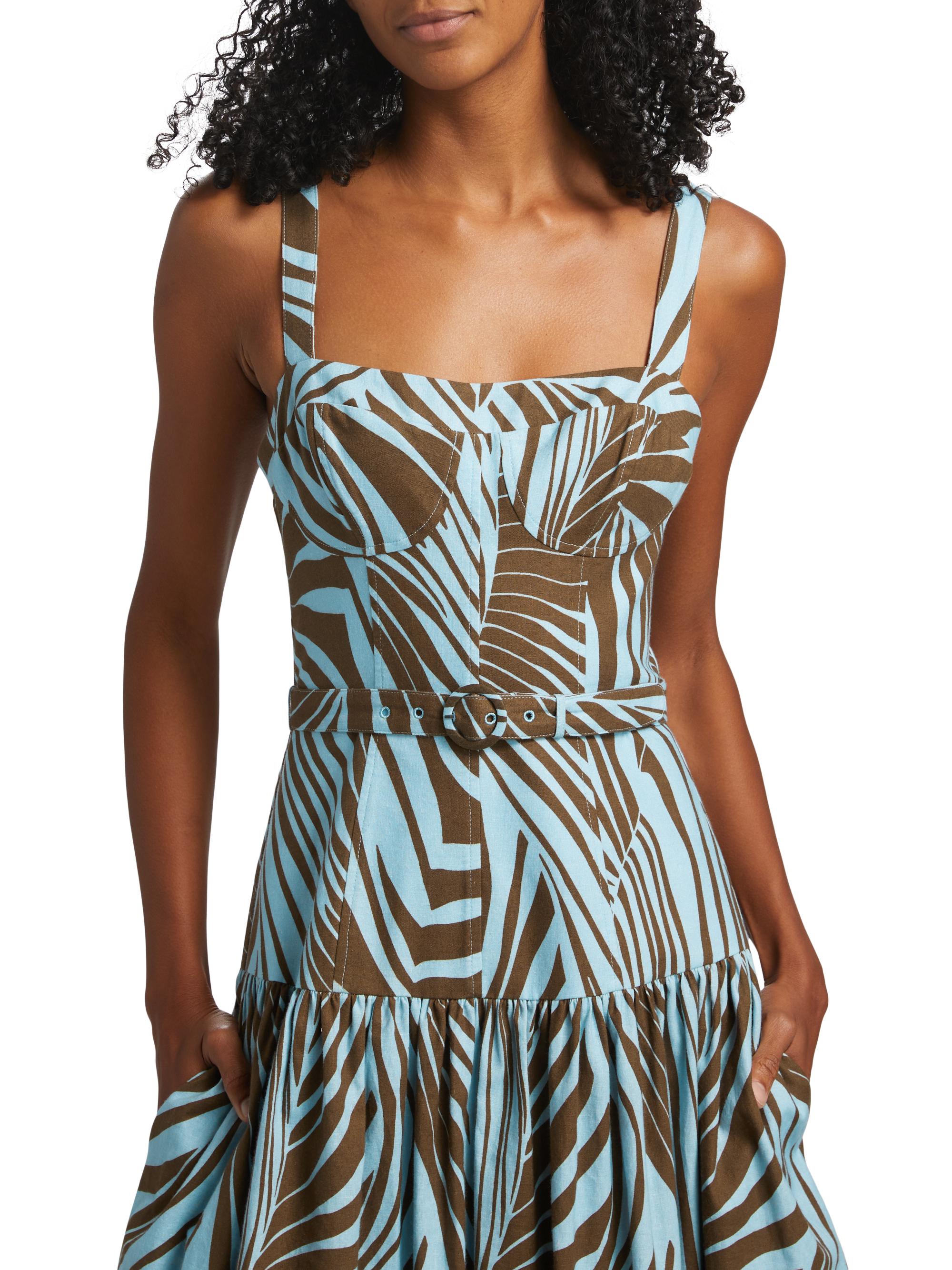 sachin and babi light blue dress Black Sleeveless Drop Waist Short Dress