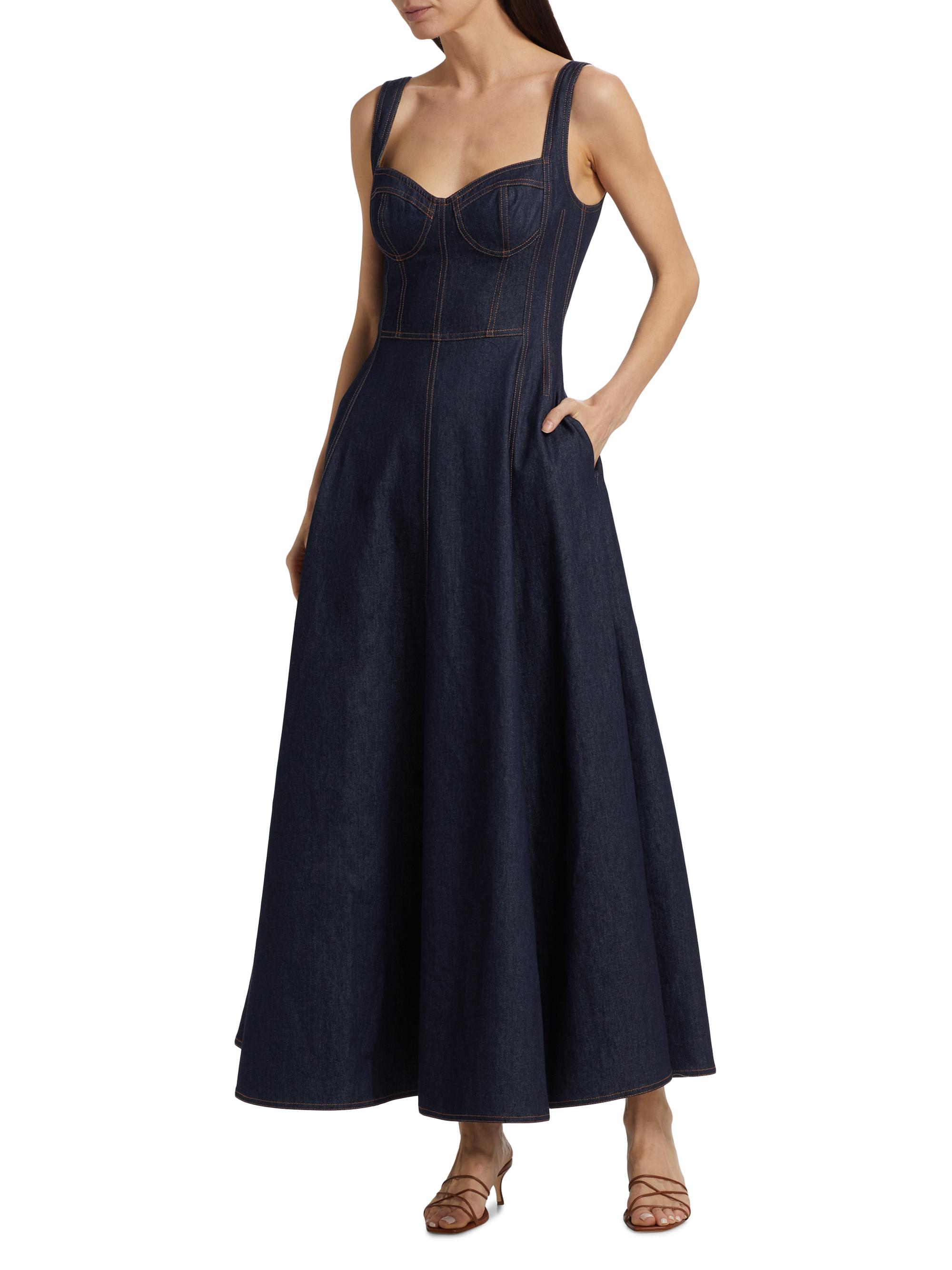 Nicholas the Label Anya Cotton Fit & Flare Maxi Dress | Saks Fifth